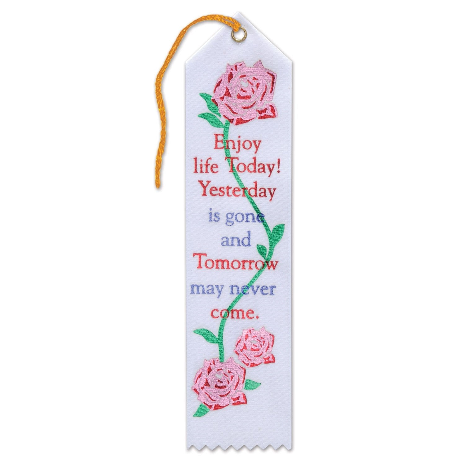 Enjoy Life Today Ribbon (Pack Of 6)