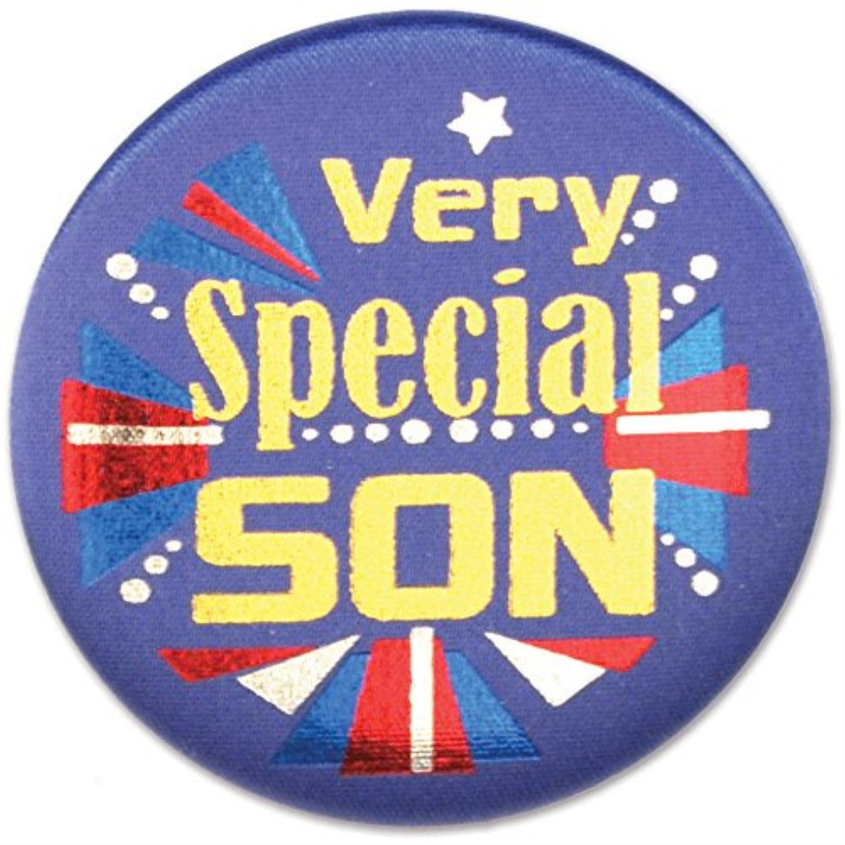 Very Special Son Satin Button (Pack Of 6)