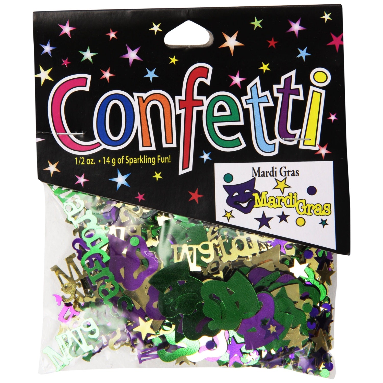 Mardi Gras Confetti (Pack Of 6)