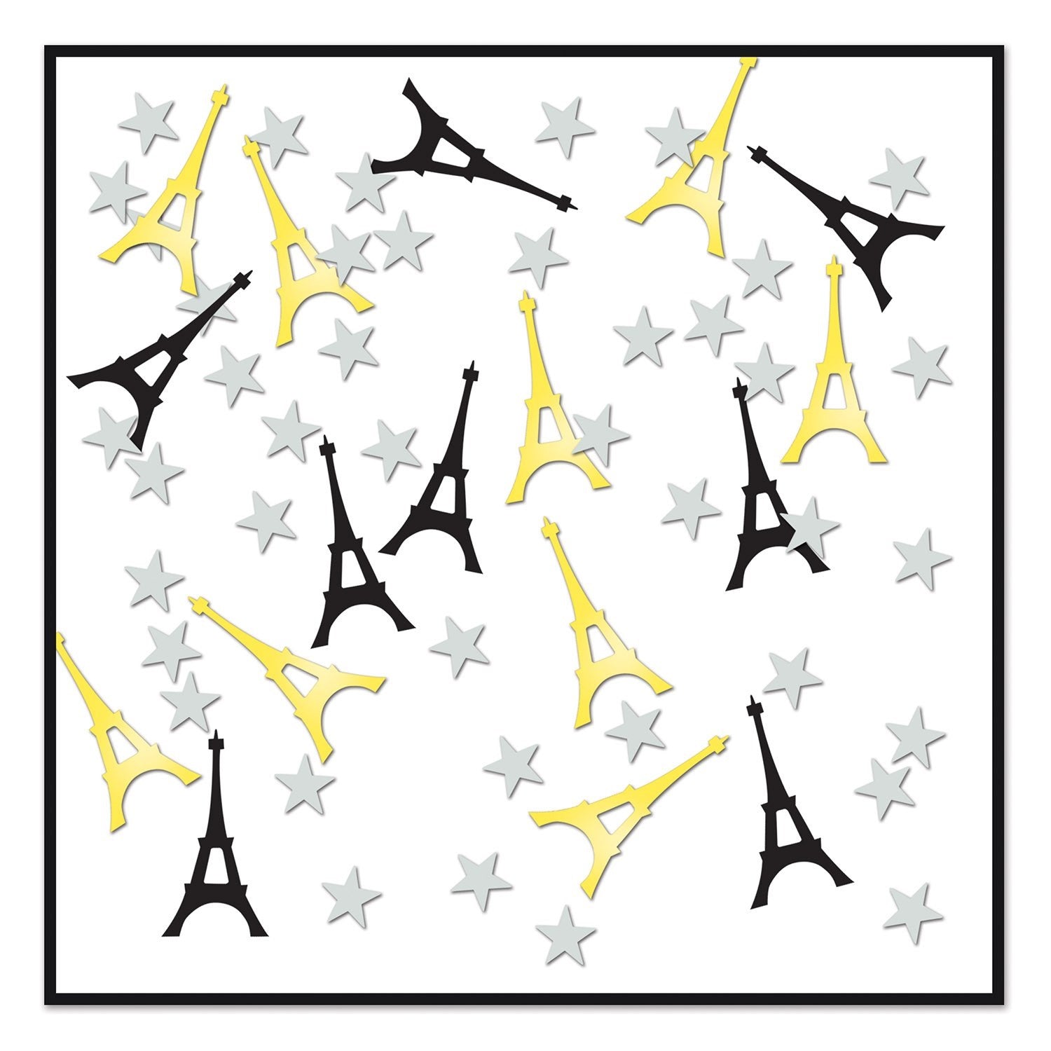 Eiffel Tower Confetti (Pack Of 6)