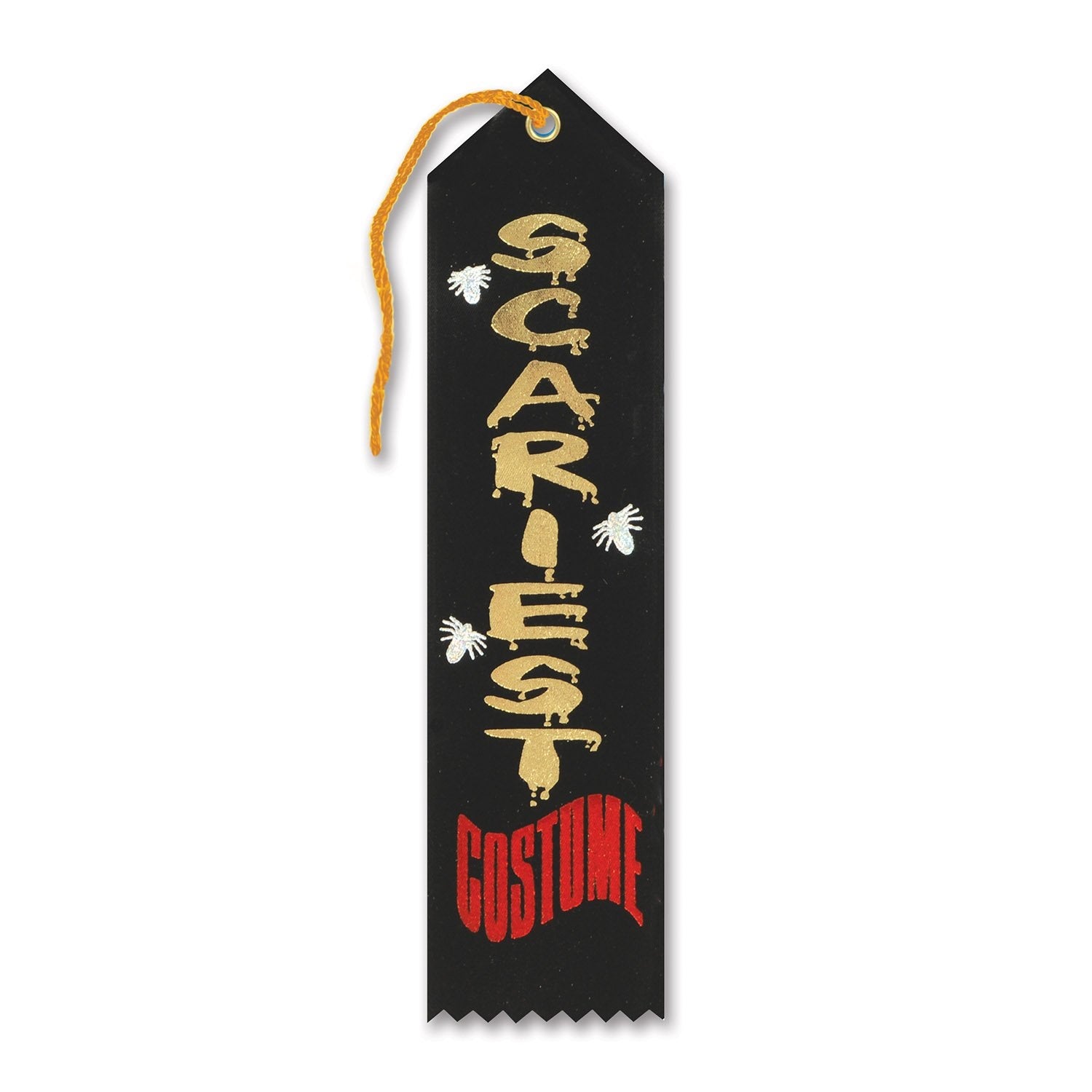 Scariest Costume Award Ribbon (Pack Of 6)