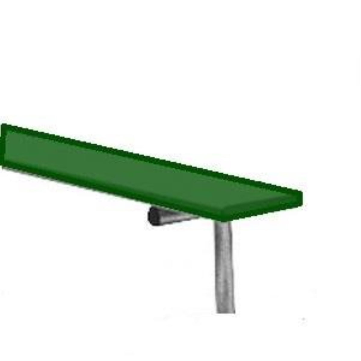 21' Permanent Bench W/O Back (Colored)