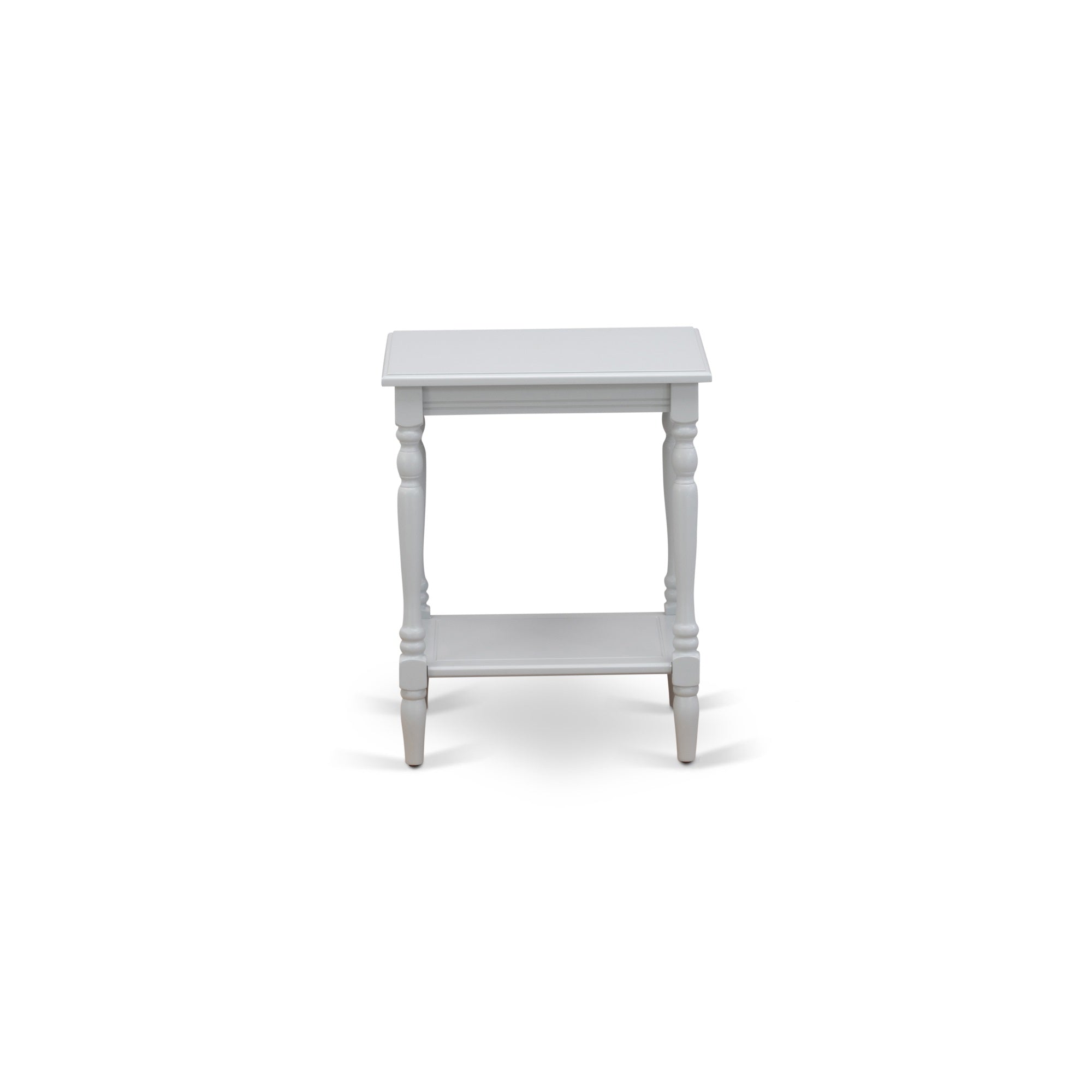 East West Furniture Bf-14-Et Modern Nightstand With Open Storage Shelf - Mid Century Side Table For Small Spaces, Stable And Sturdy Constructed - Urban Gray Finish