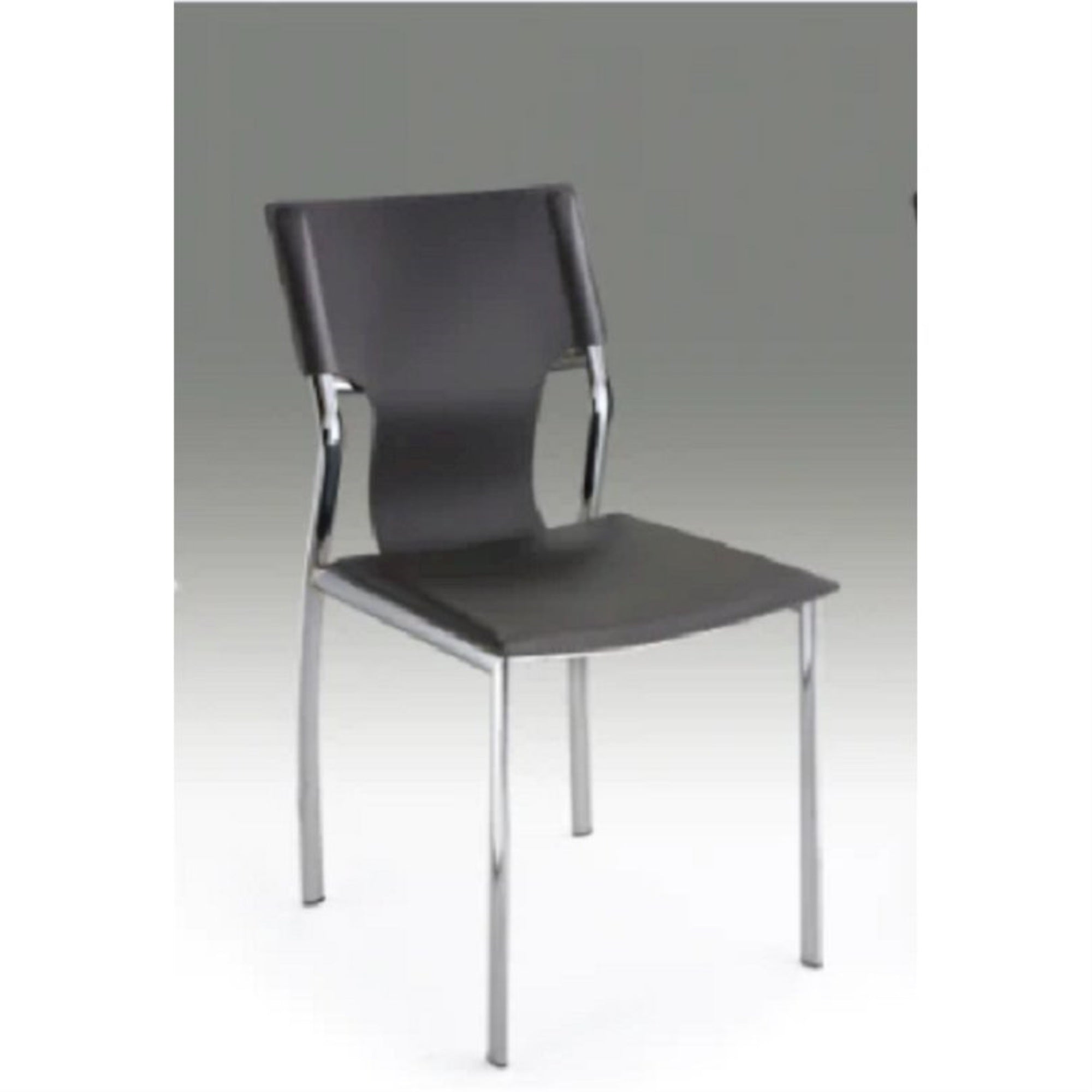 Leather Chair/Chrome Leg (Set of 4)
