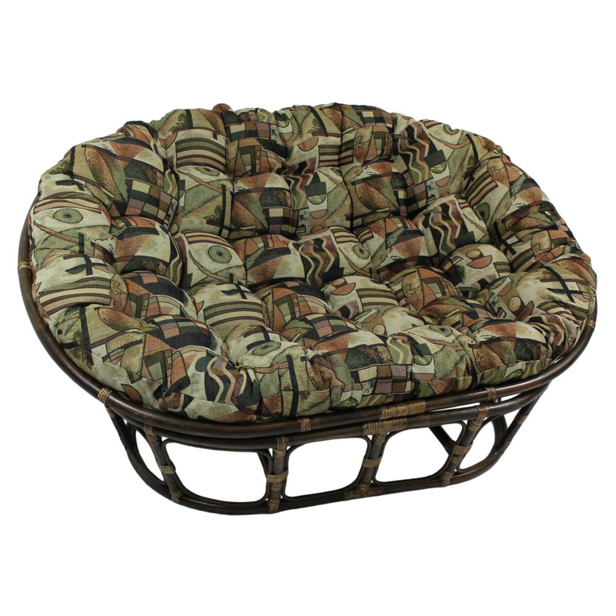 65-inch by 48-inch Tapestry Double Papasan Cushion