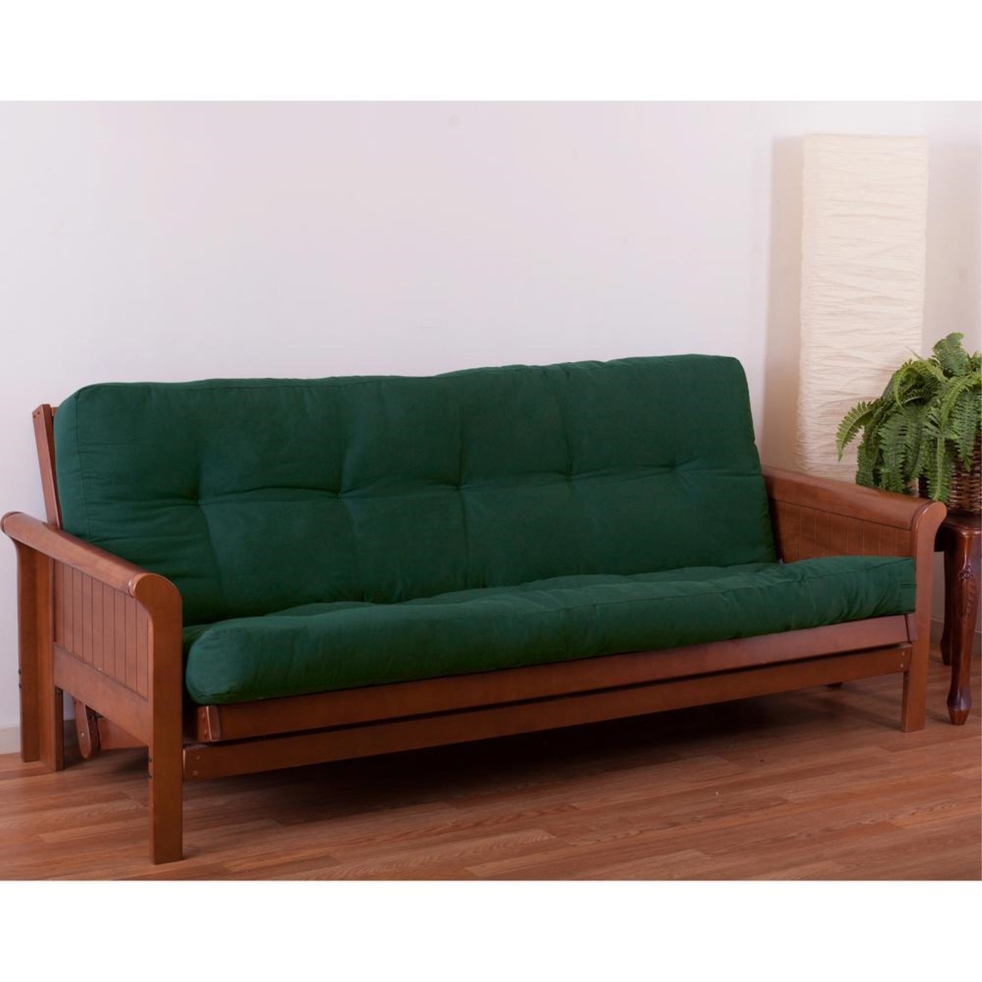 Blazing Needles Renewal 6-inch Twill Full-size Futon Mattress - Forest Green