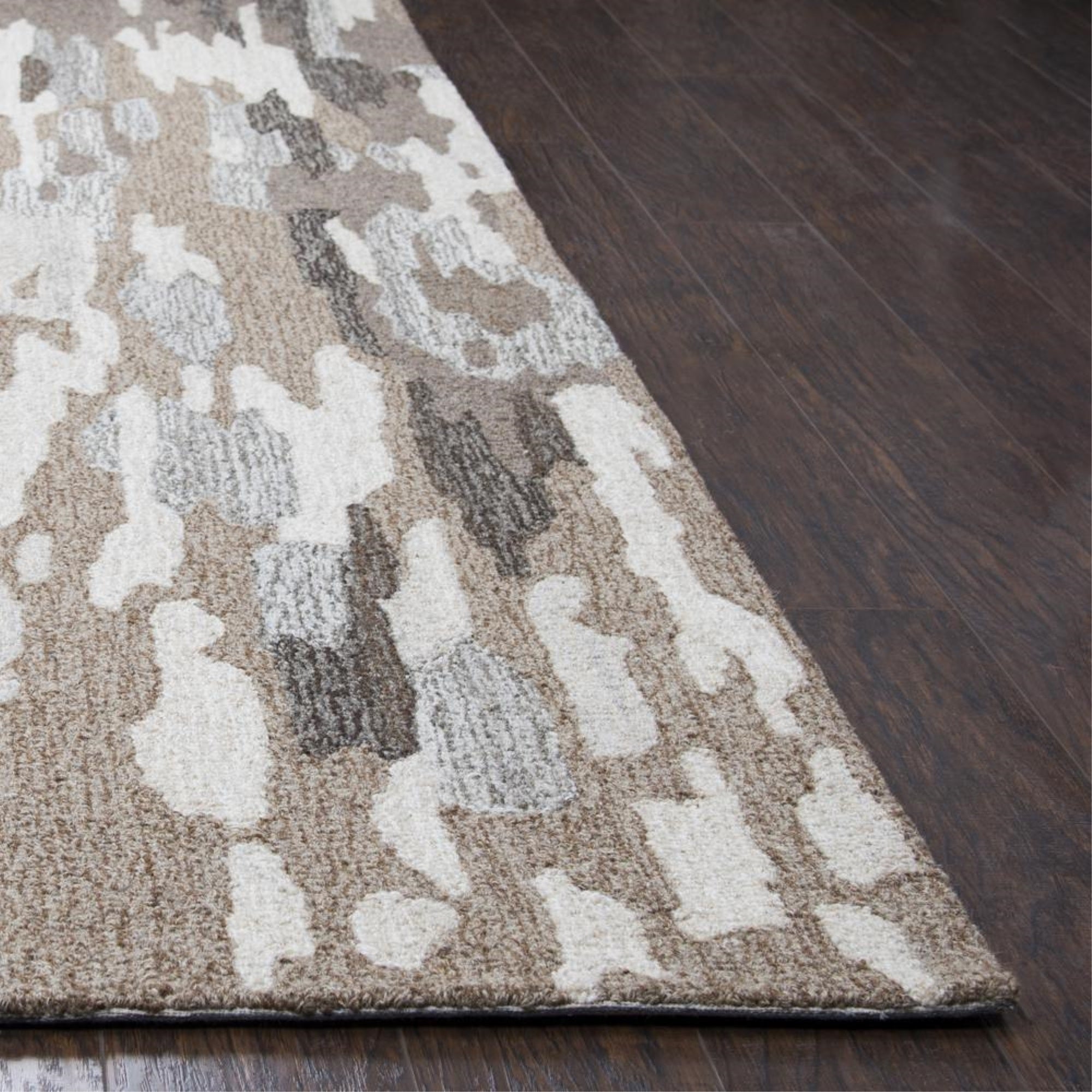 Makalu Brown 8' x 10' Hand-Tufted Rug- MK1008