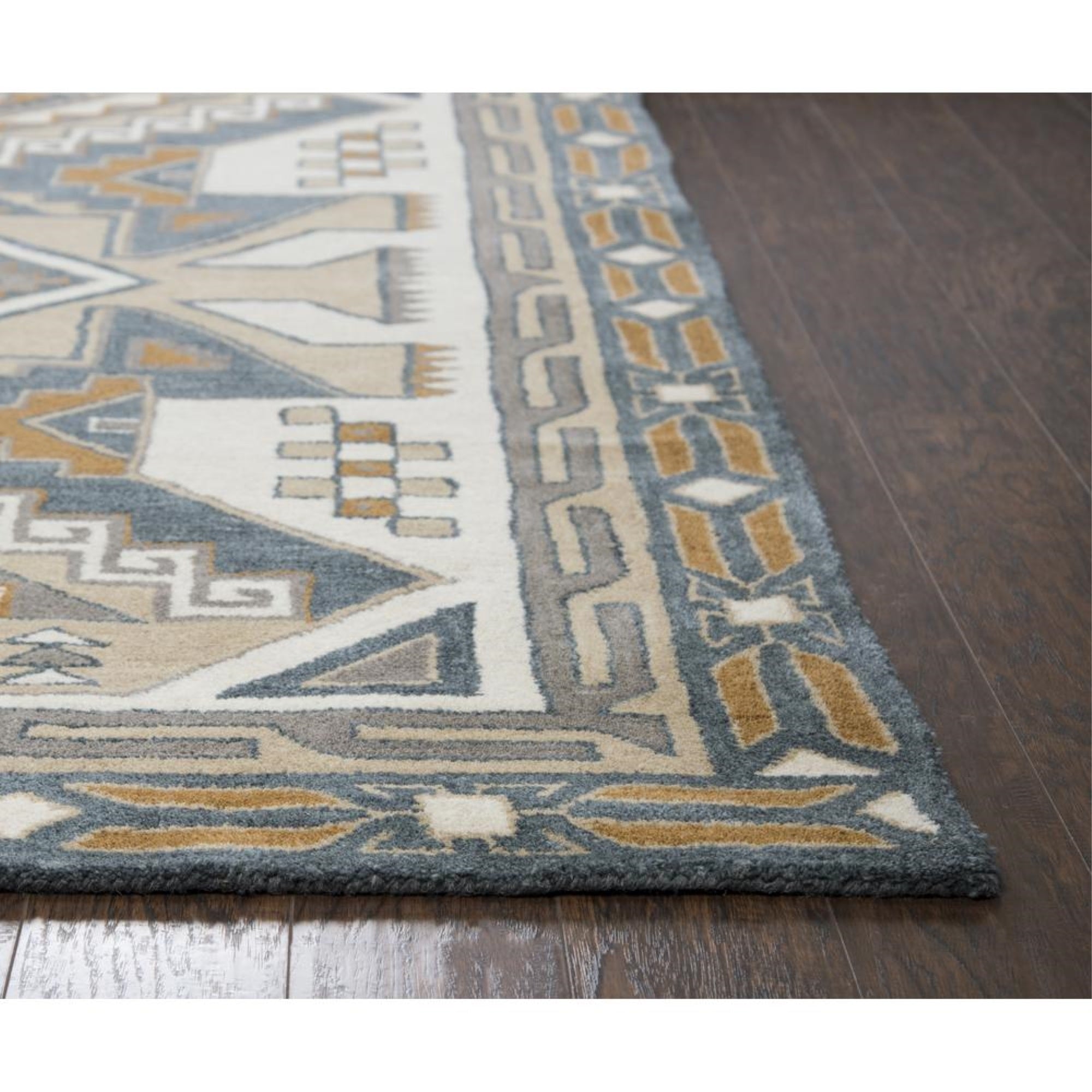 Ryder Gray 5' x 8' Hand-Tufted Rug- RY1009