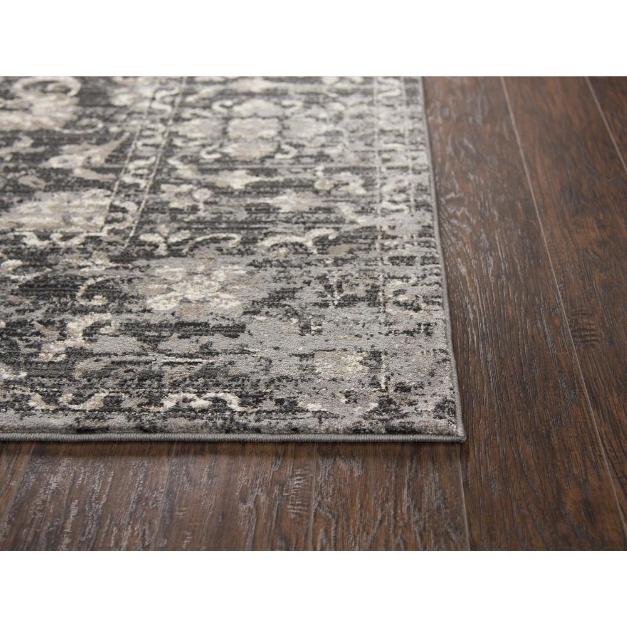 Swagger Gray 5'3″x7'6″ Power-Loomed Rug- SW1015