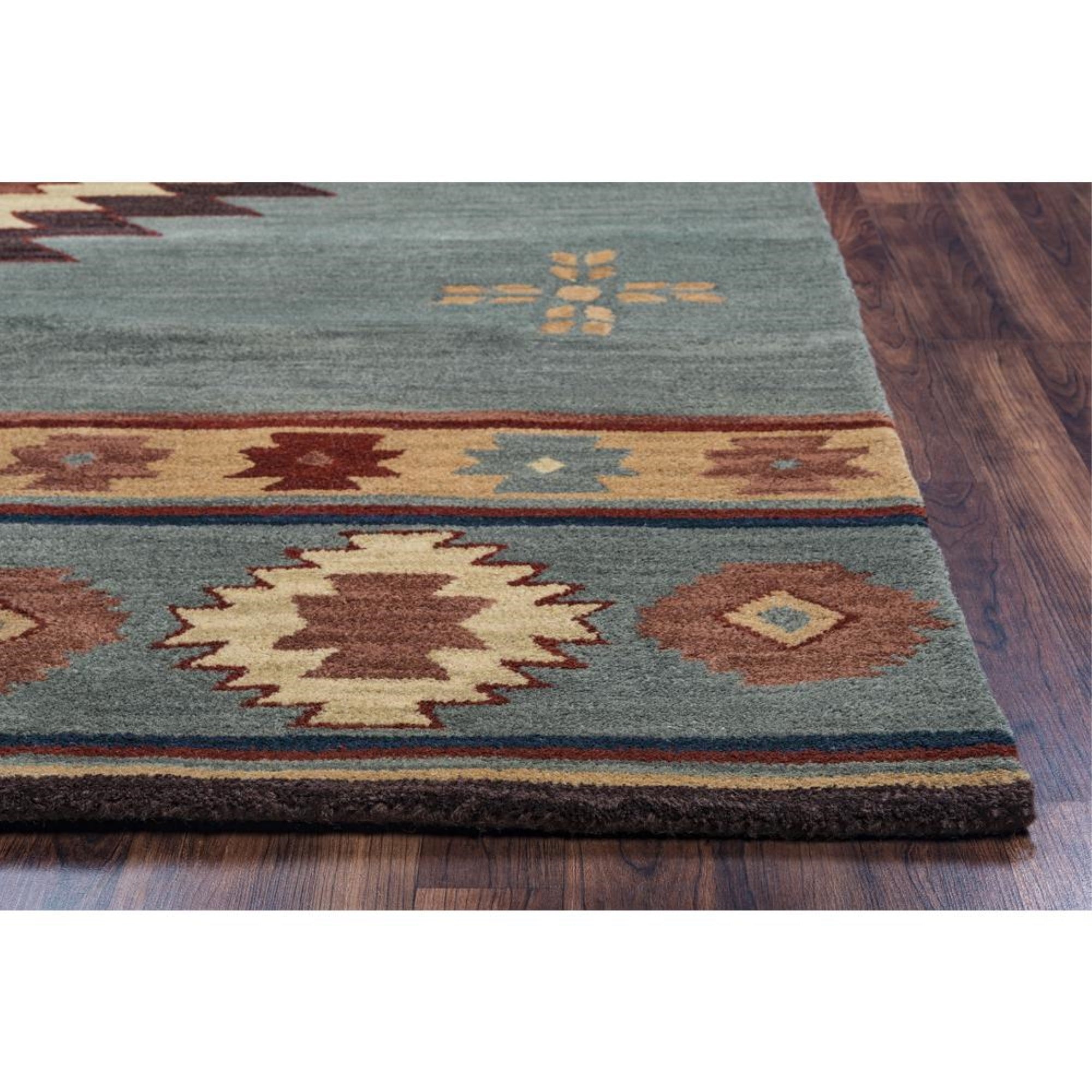 Ryder Gray 3' x 5' Hand-Tufted Rug- RY1003