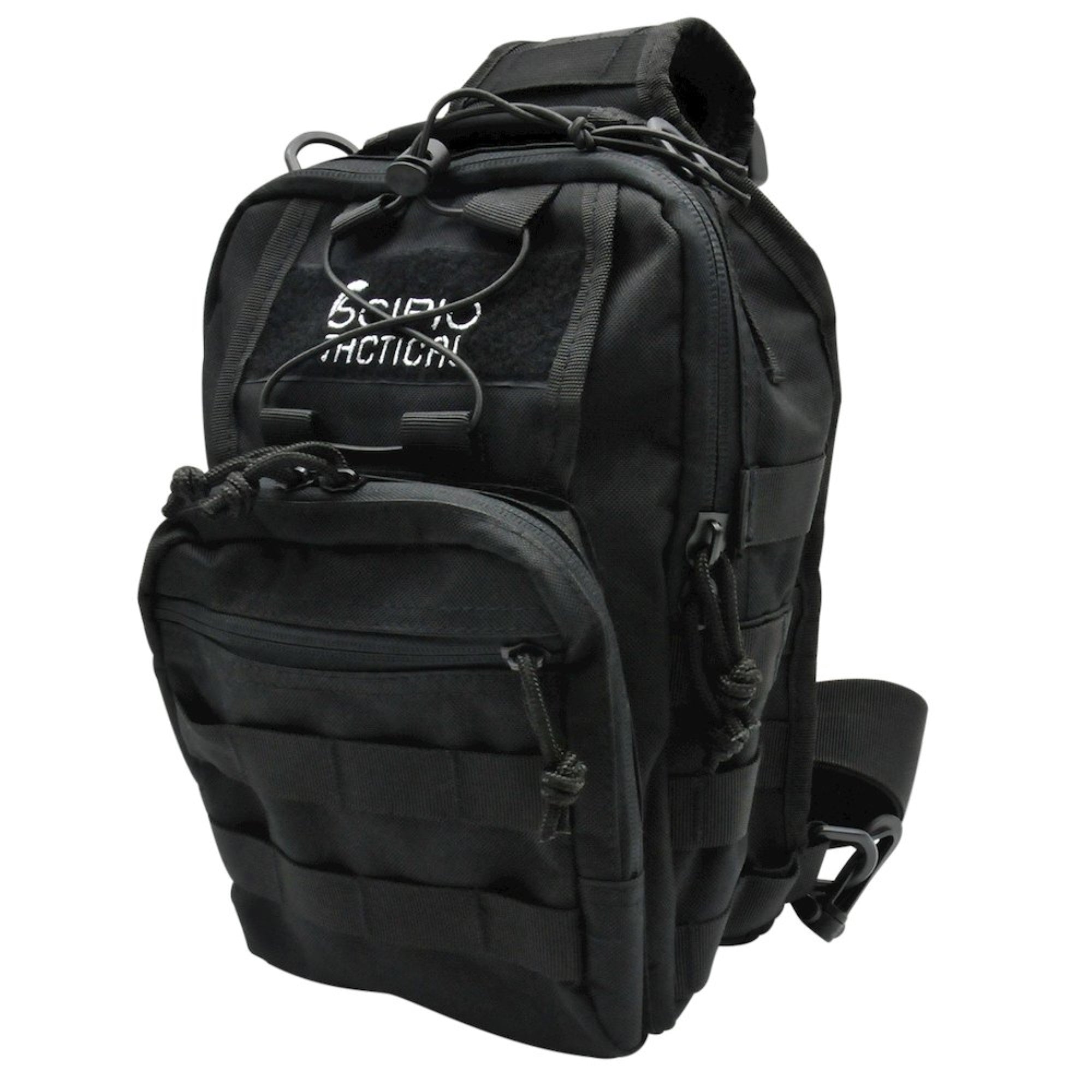 Scipio  Sling Pack JYFSP11 Lightweight Durable Military-Style Sling Bag - Black