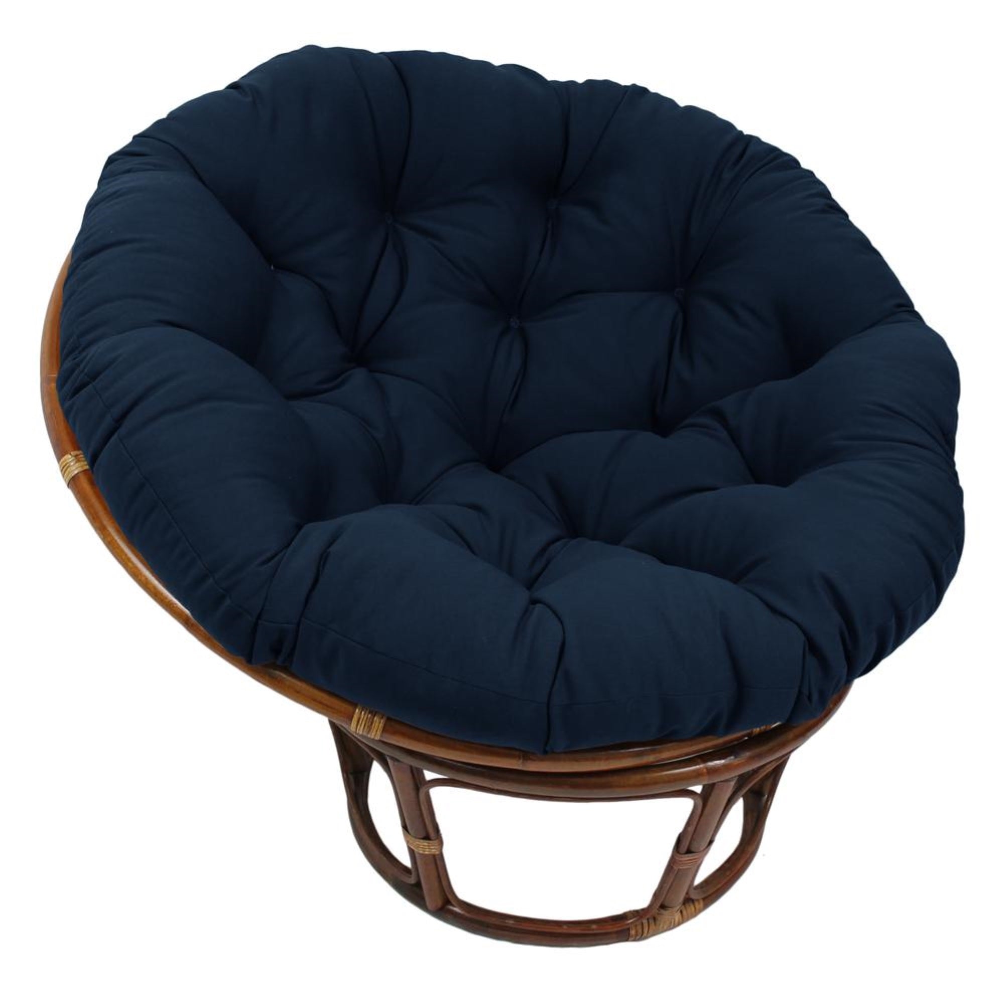 48-inch Solid Twill Papasan Cushion (Fits 46-inch Papasan Frame) 93302-TW-NV