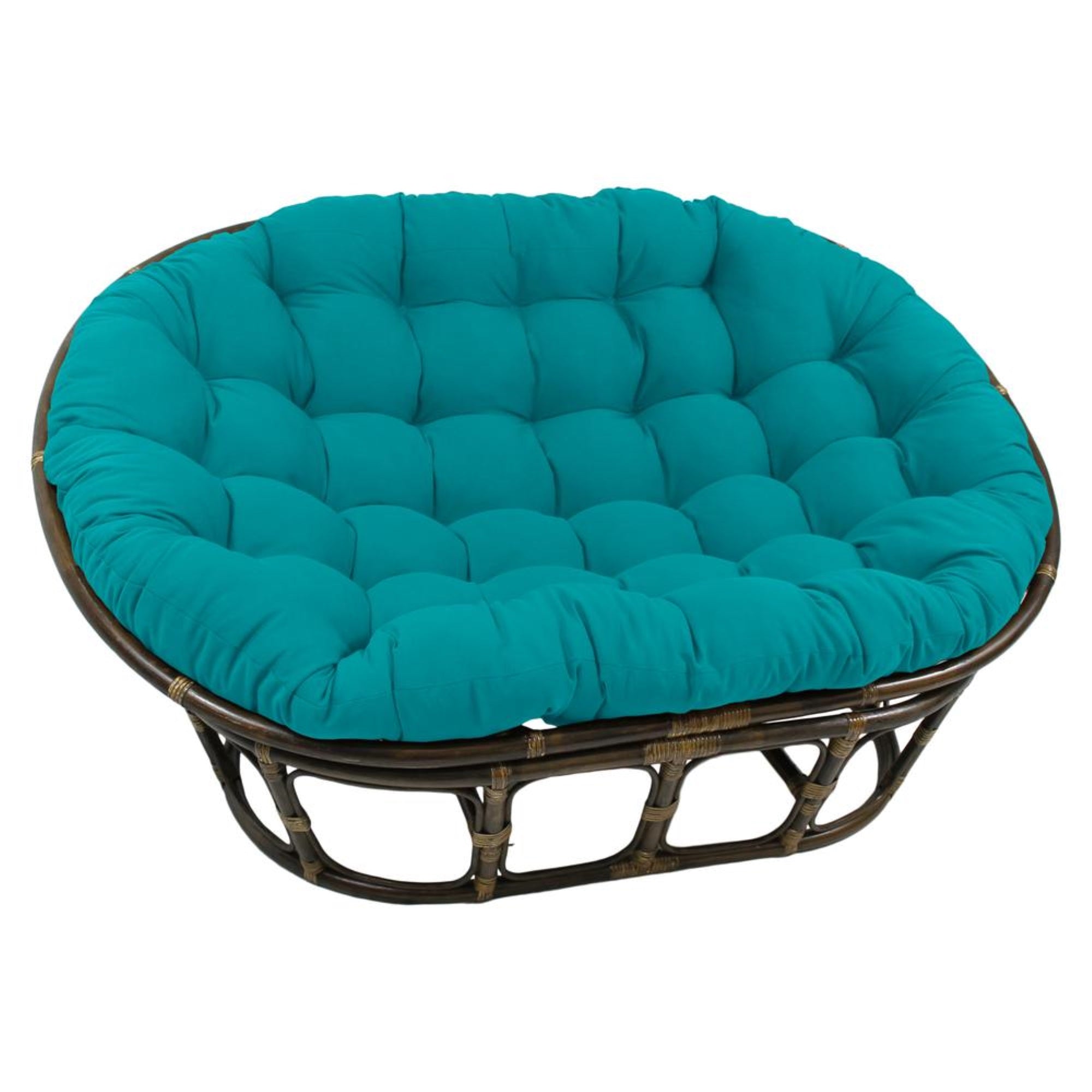 65-inch by 48-inch Solid Twill Double Papasan Cushion 93304-TW-AB