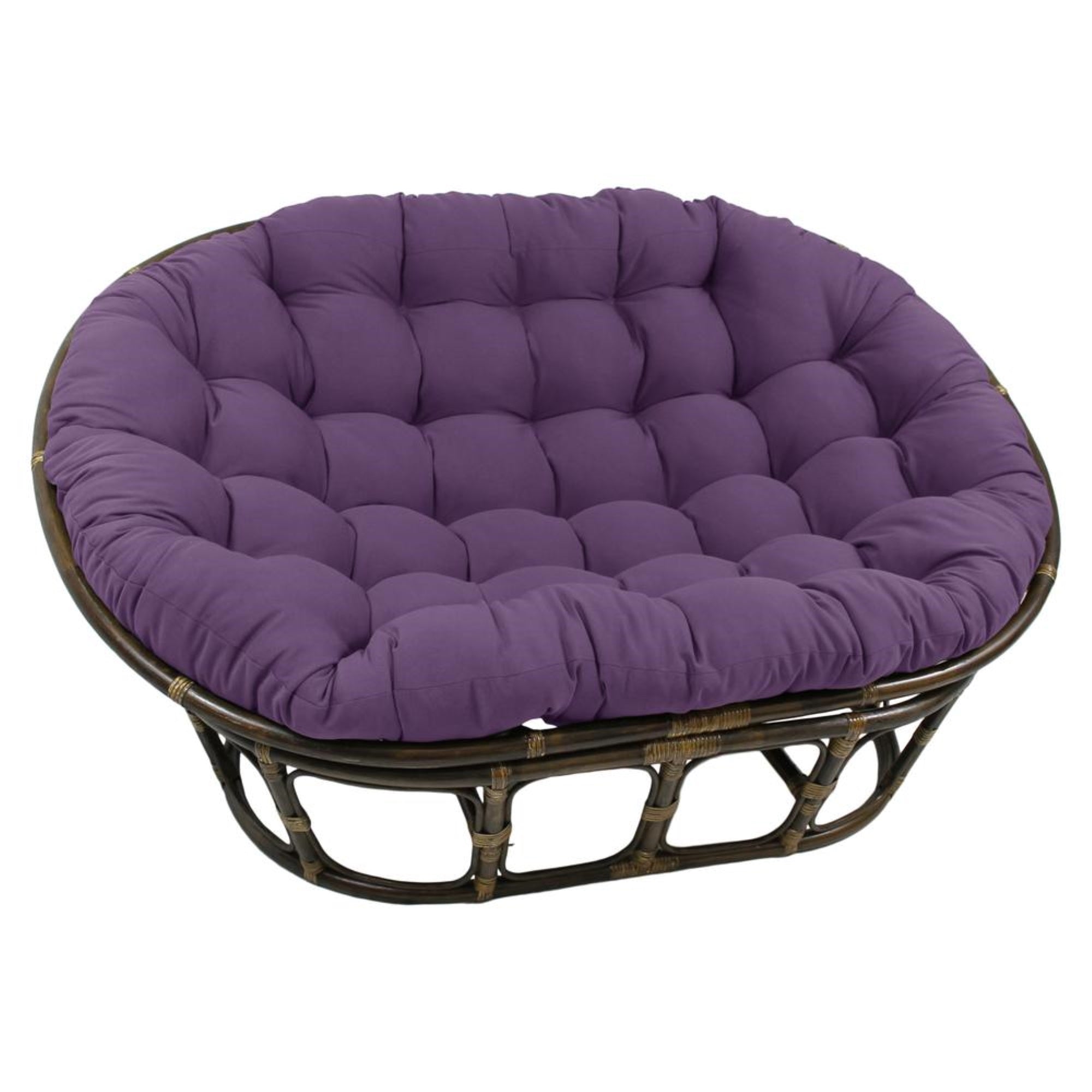 65-inch by 48-inch Solid Twill Double Papasan Cushion 93304-TW-GP