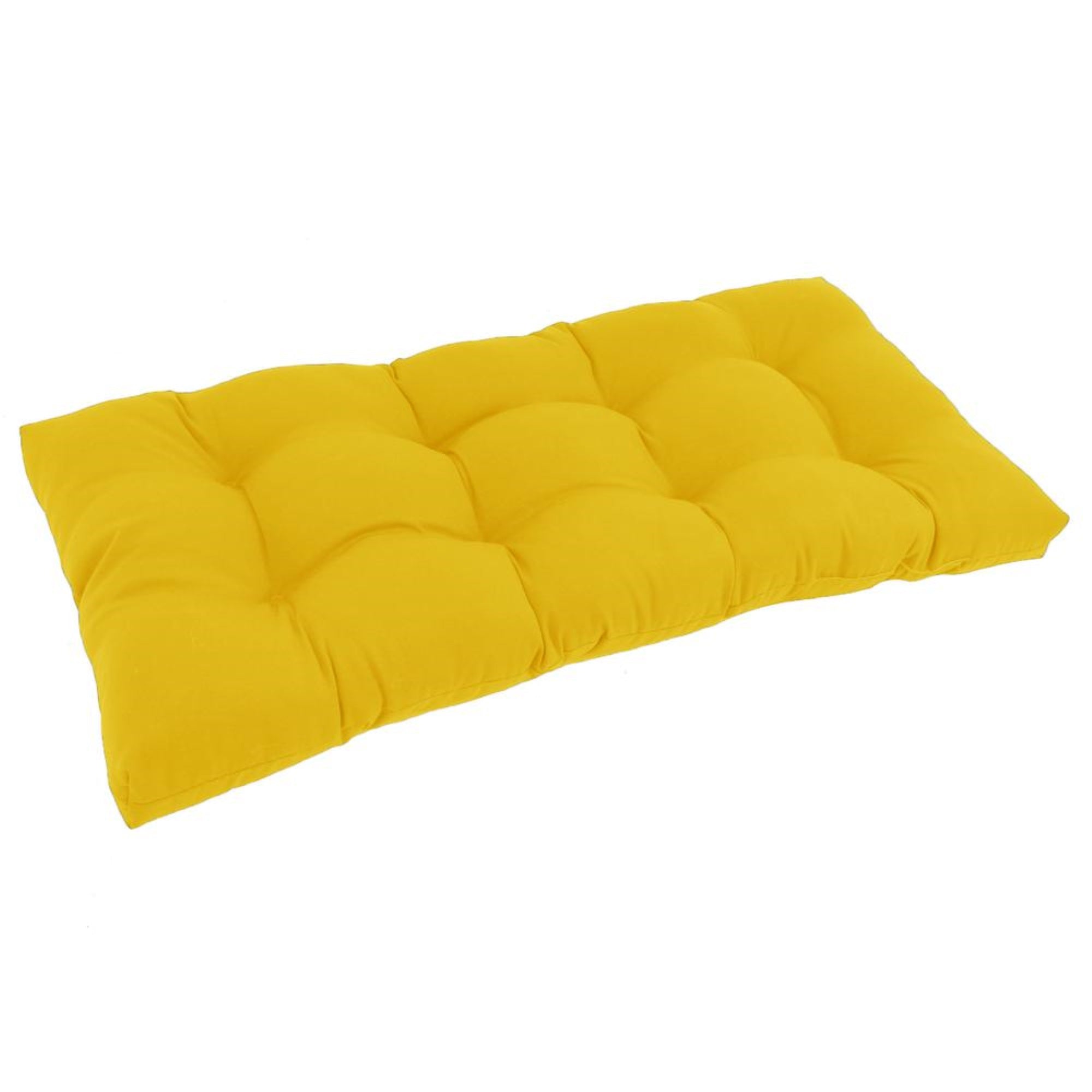 42-inch by 19-inch Squared Twill Tufted Loveseat Cushion 94006-LS-TW-SS