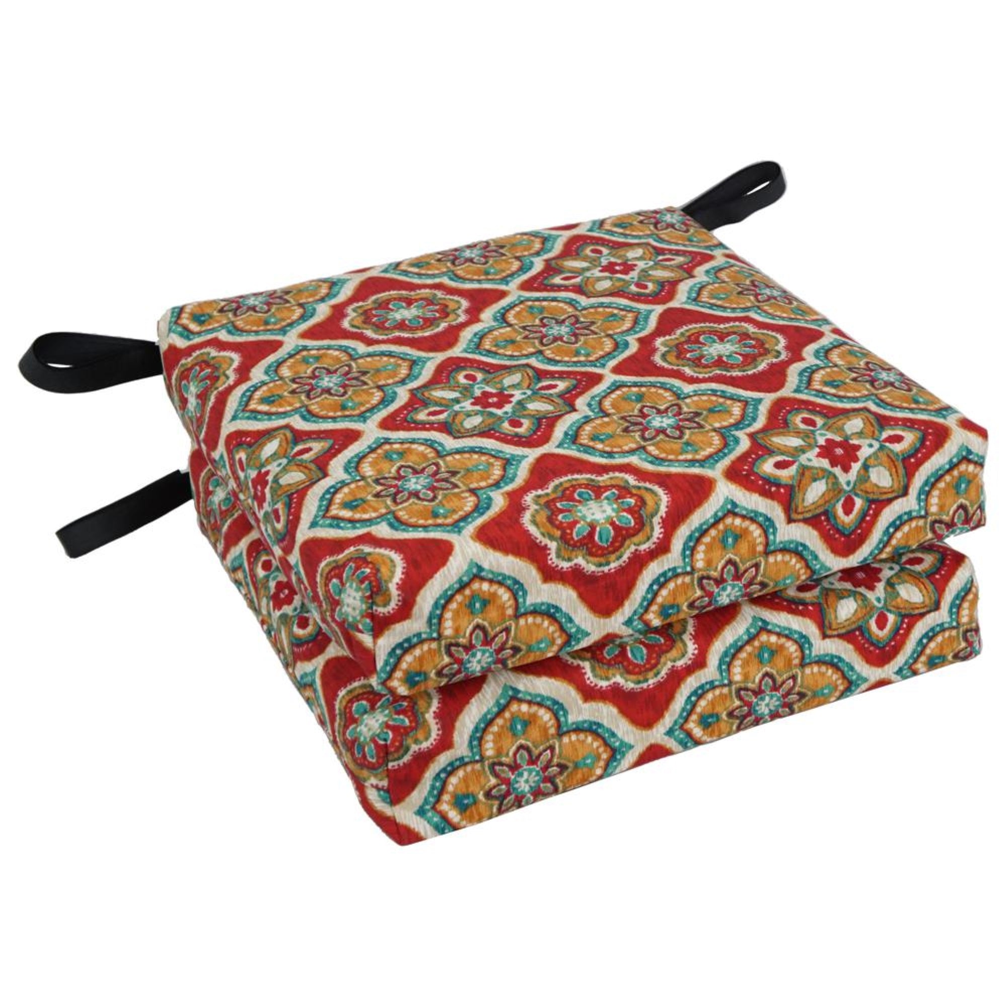 Blazing Needles 16-inch Outdoor Cushion, Adonis Jewel