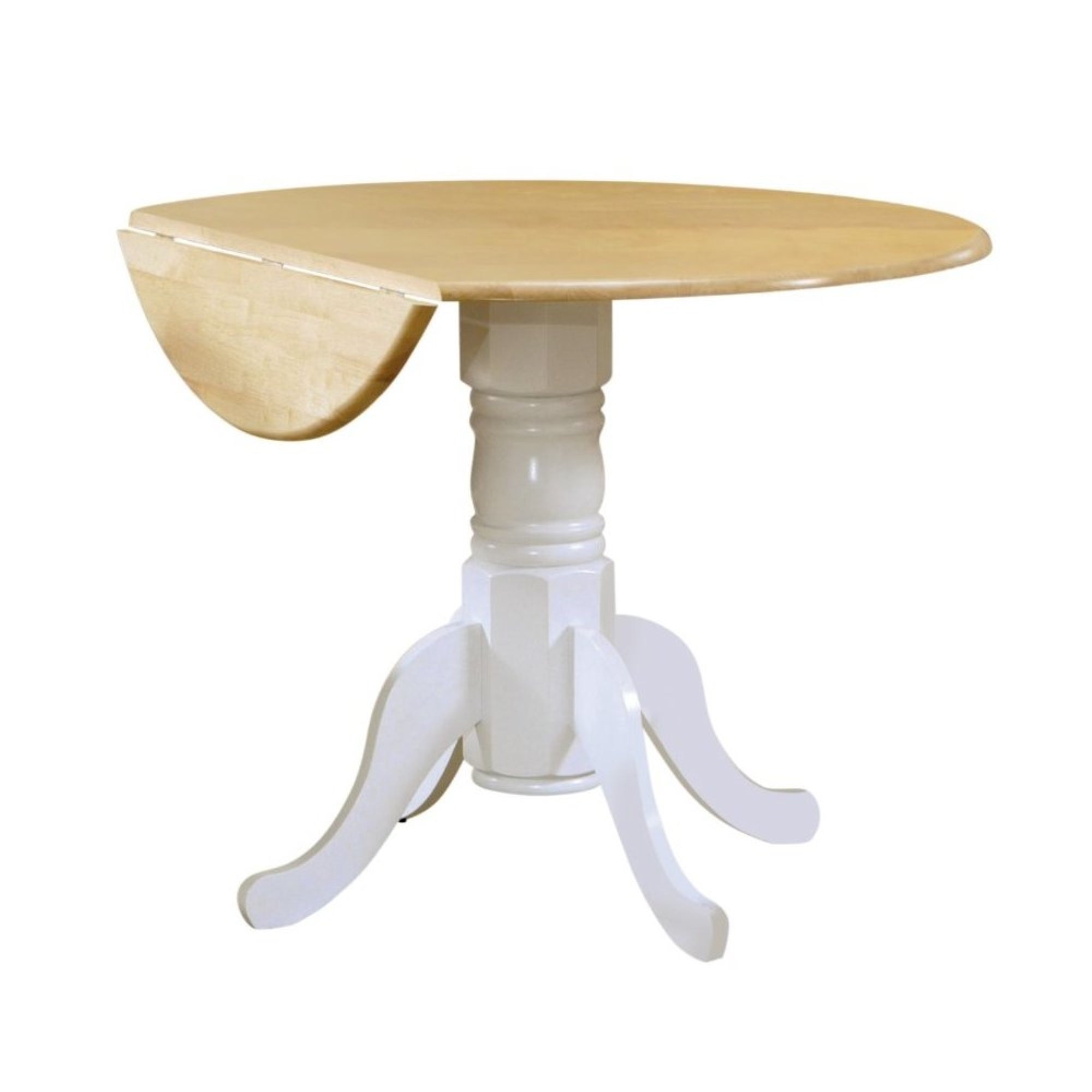 Allison Round 40-inch Drop Leaf Extension Dining Table Top ONLY (base not included)