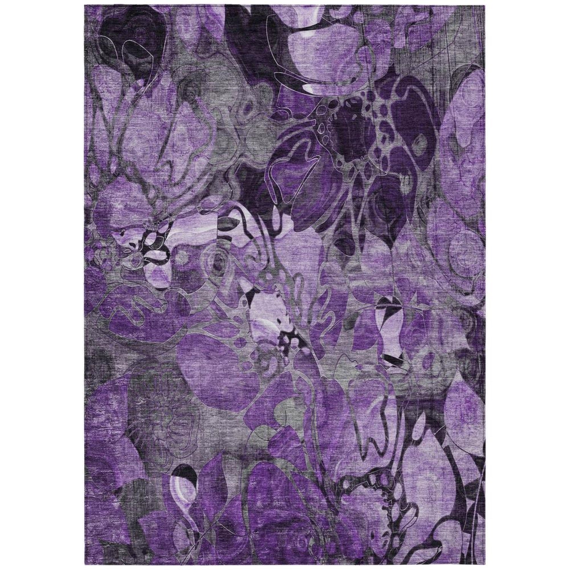 Chantille ACN558 Purple 10' x 14' Rug