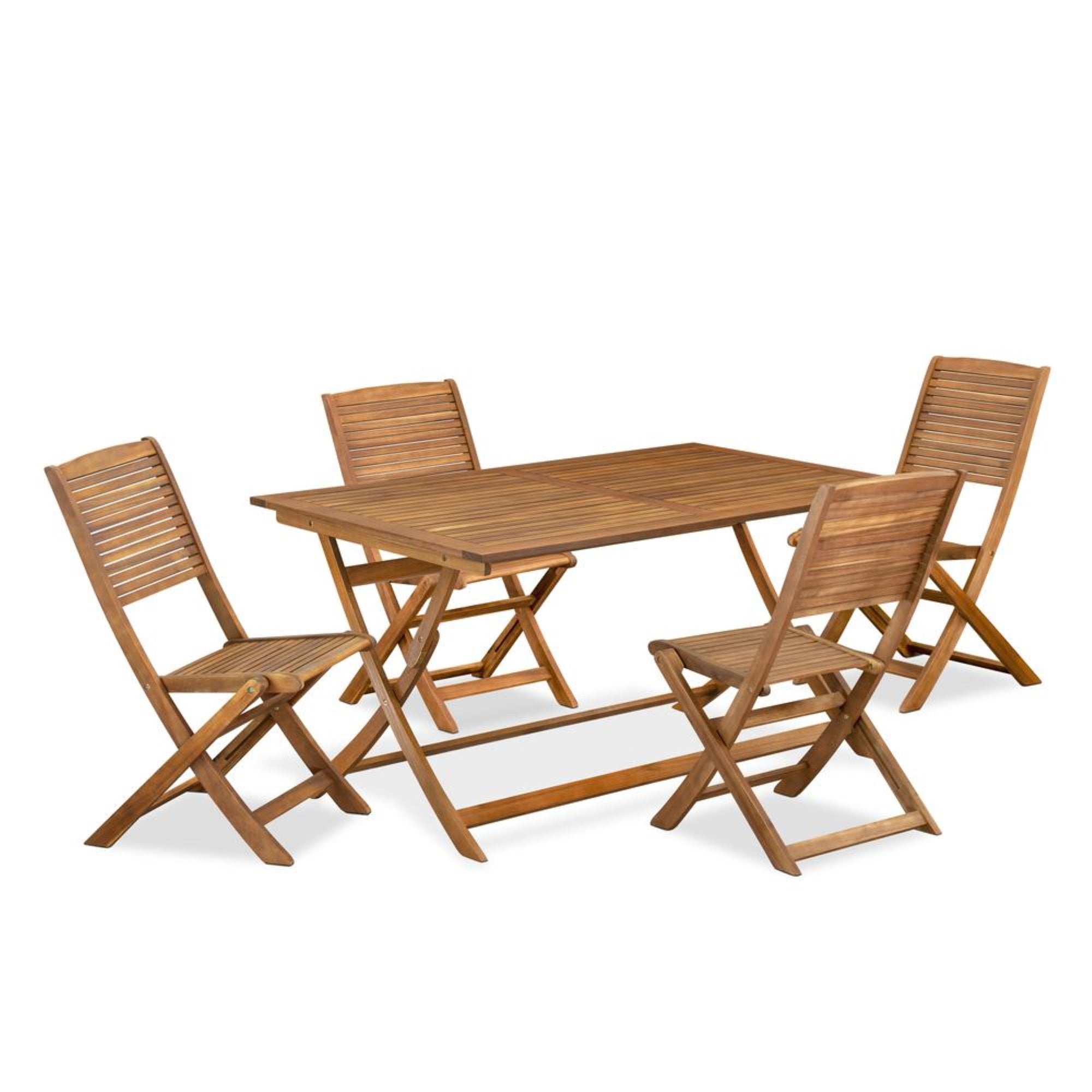5 Piece Patio Garden Table Set