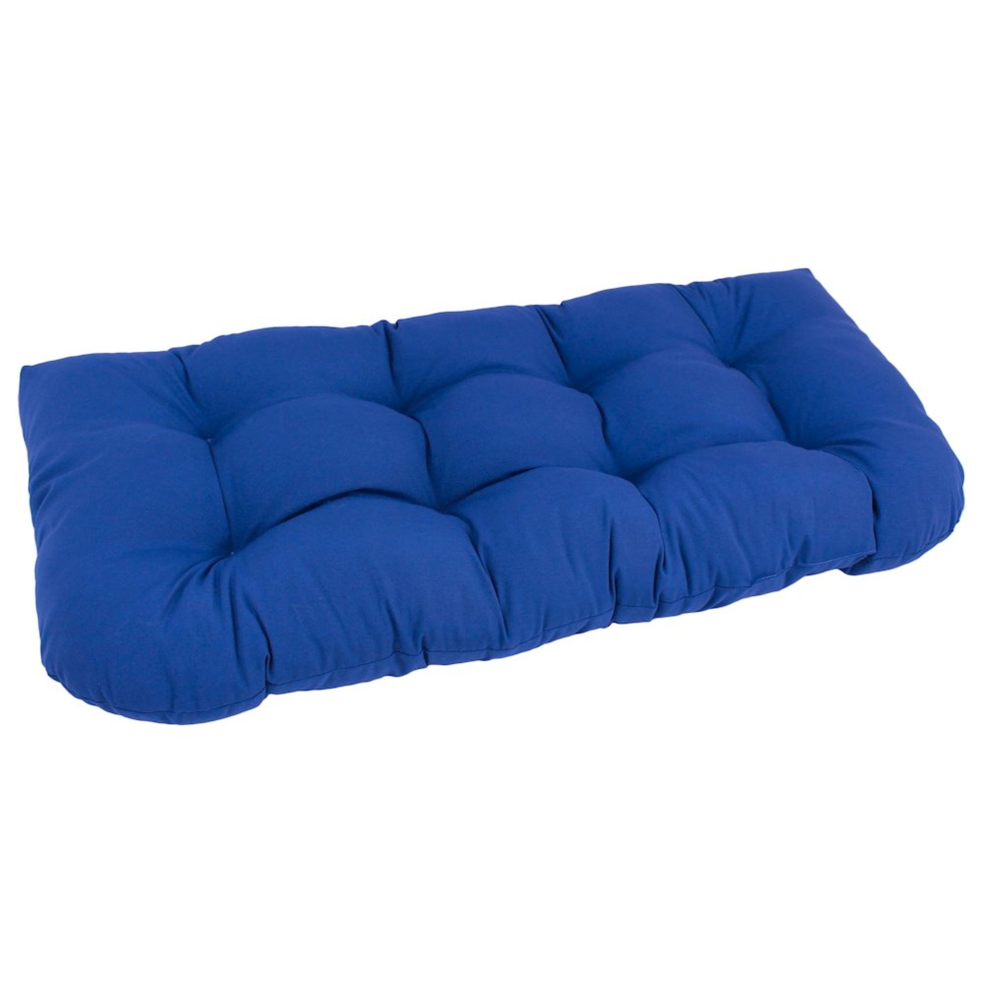 42-inch by 19-inch U-Shaped Twill Tufted Settee/Bench Cushion