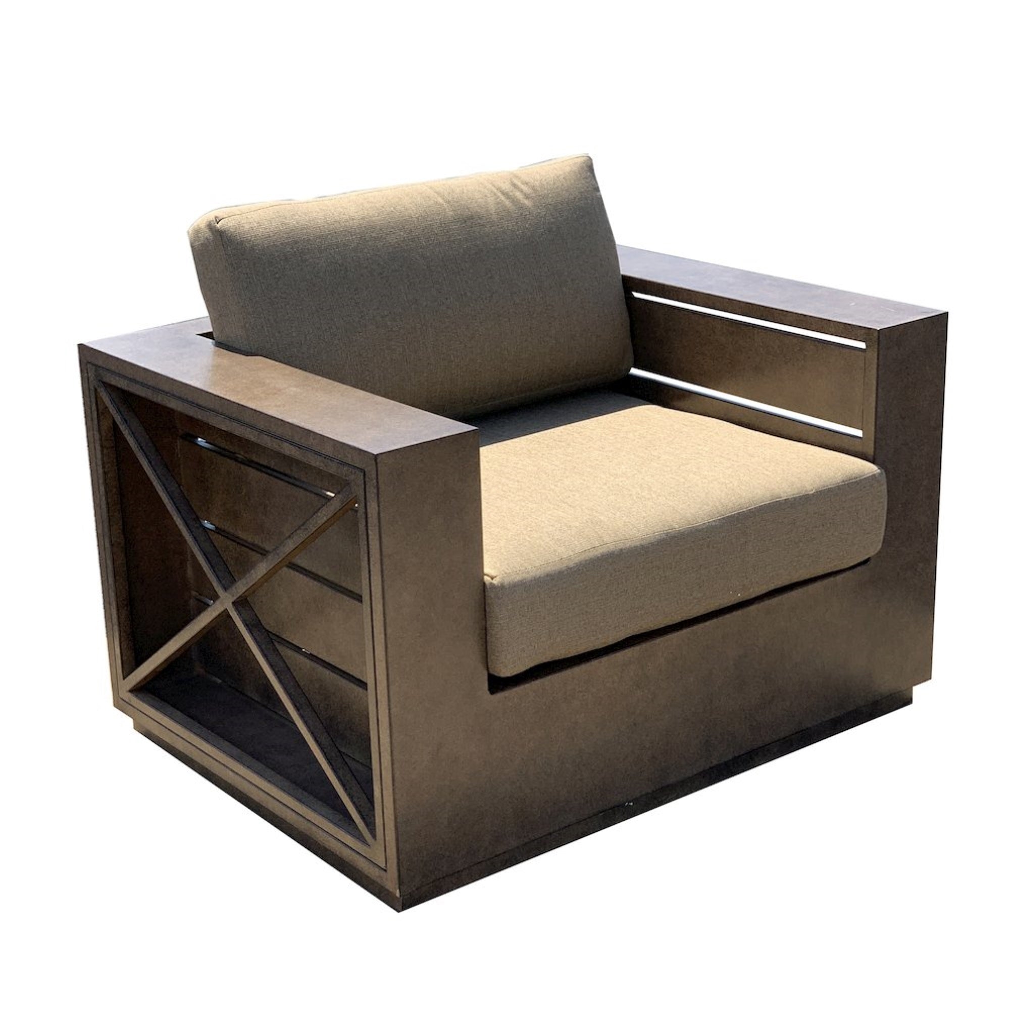 Modern Rustic Club Chair