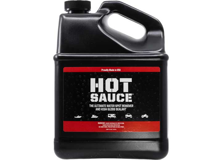 HOT SAUCE 1 GALLON REFILL HARD WATER SPOT REMOVER WITH SEALANT