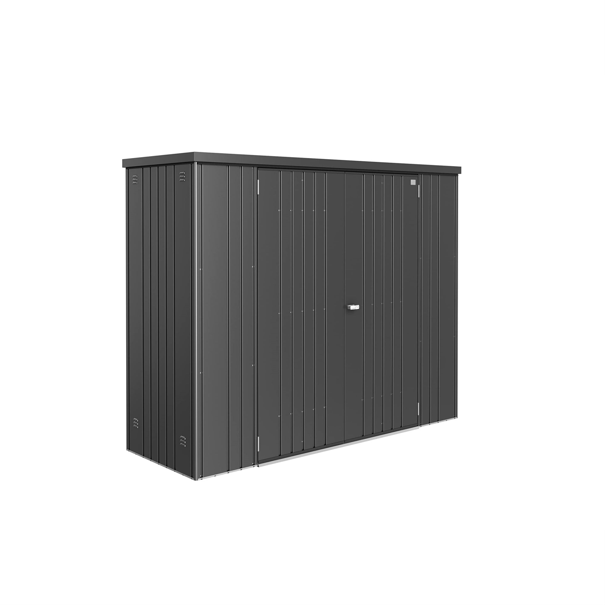 Equipment Locker 230 - 7.5 X 2.7 X 6 - Dark Gray With Floor Kit