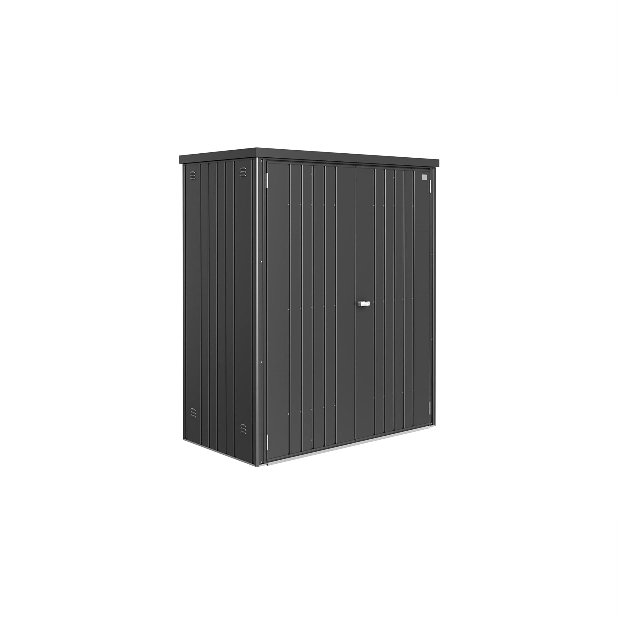 Equipment Locker 150 - 5 X 2.7 X 6 - Dark Gray With Floor Kit