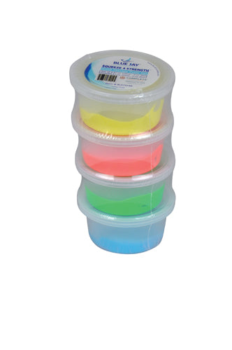 Squeeze 4 Strength  2 Oz. Hand Therapy Putty   Set Of 4