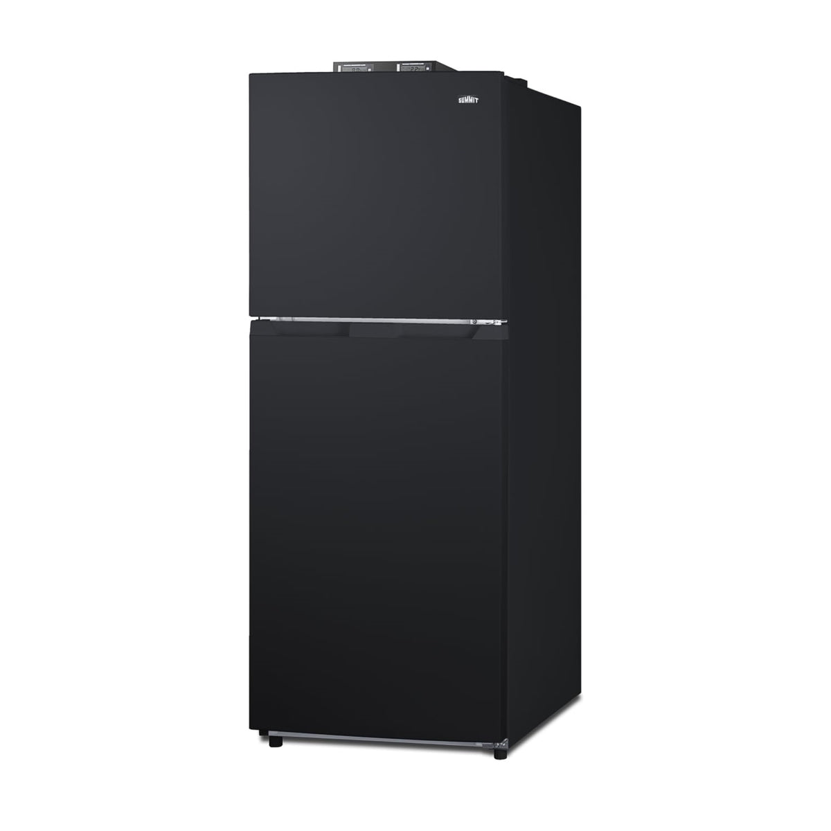 Summit Bkrf1087B 24 Wide Break Room Refrigerator-Freezer (Right Hand Door, Black)