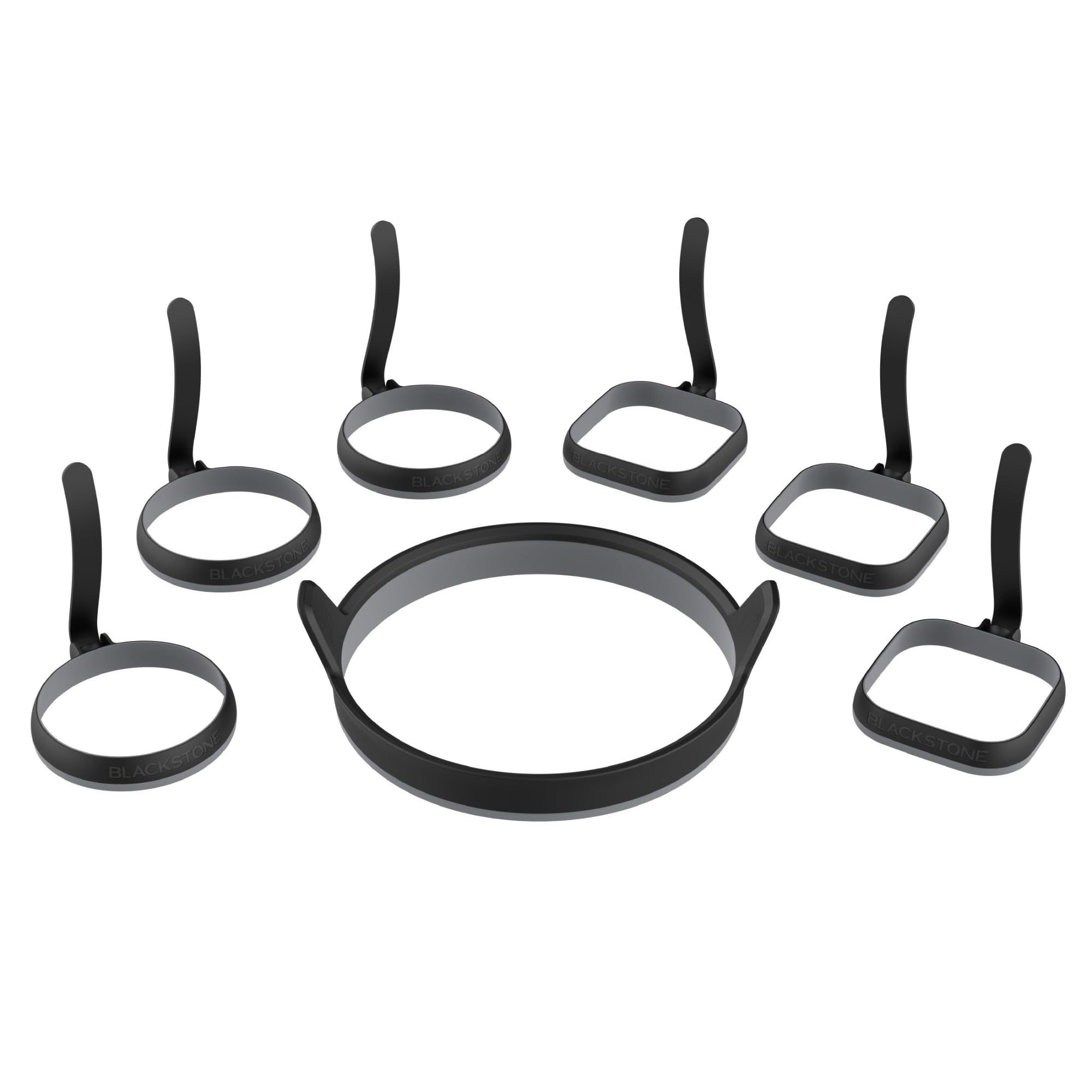 Blackstone 5515 Egg Ring/Omelet Ring Kit,Silver