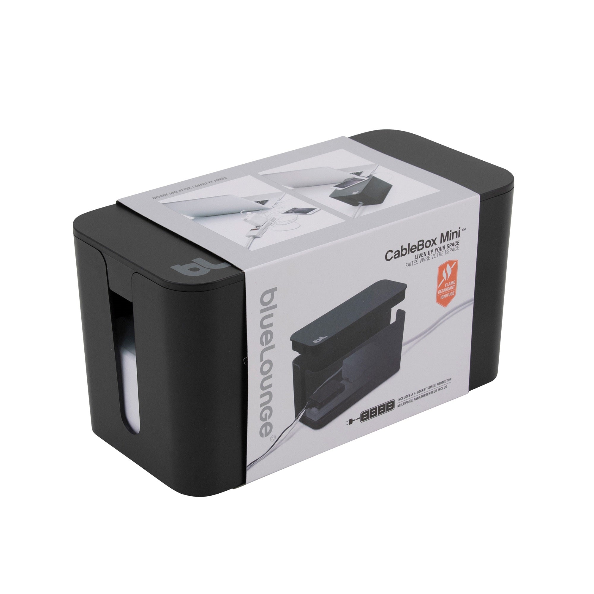 Bluelounge CableBox Mini, Black
