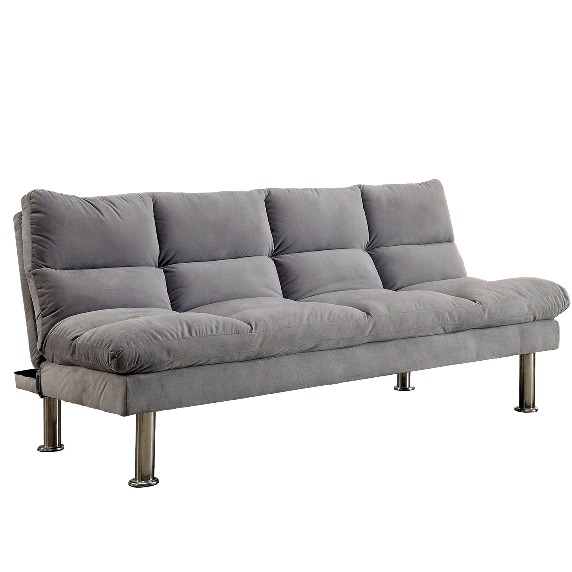 Saratoga Gray Futon Sofa With Contemporary Style