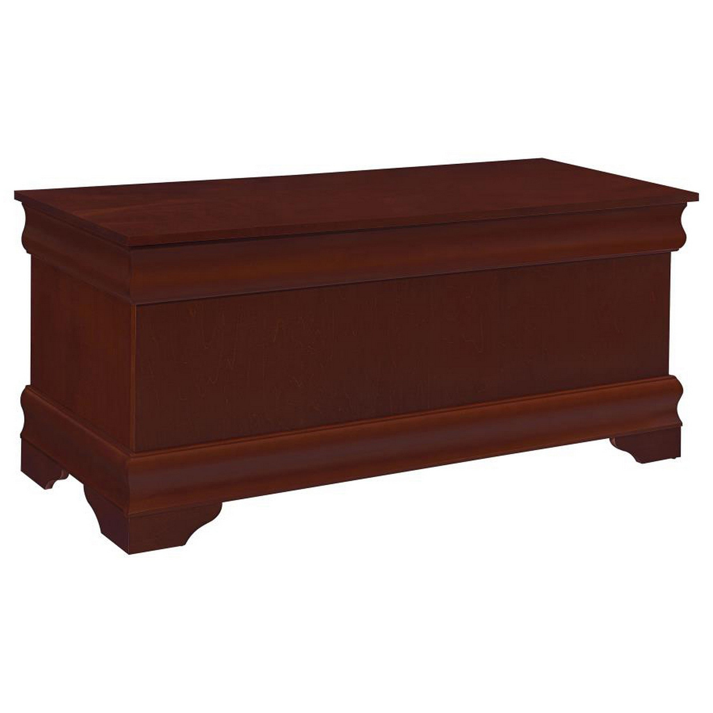 Traditional Style Wooden Cedar Chest, Brown