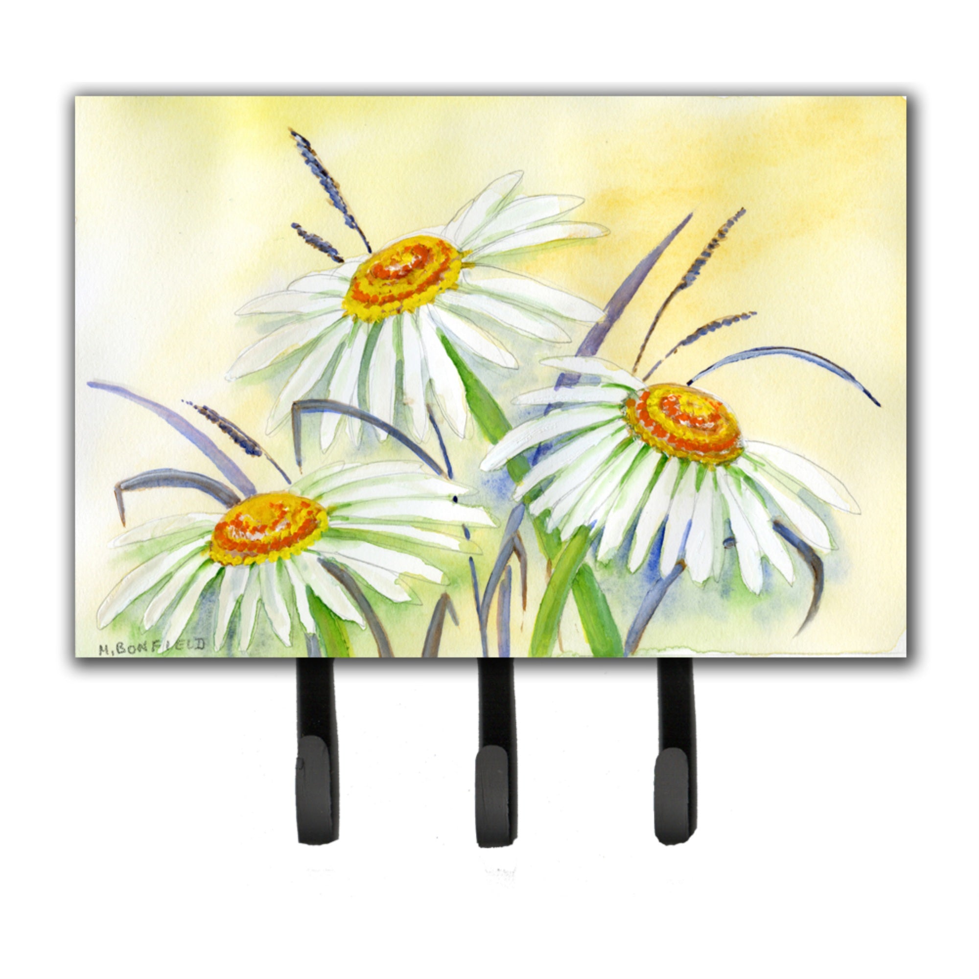Caroline'S Treasures Bmbo1108Th68 Daisies By Maureen Bonfield Leash Or Key Holder, Large, Multicolor
