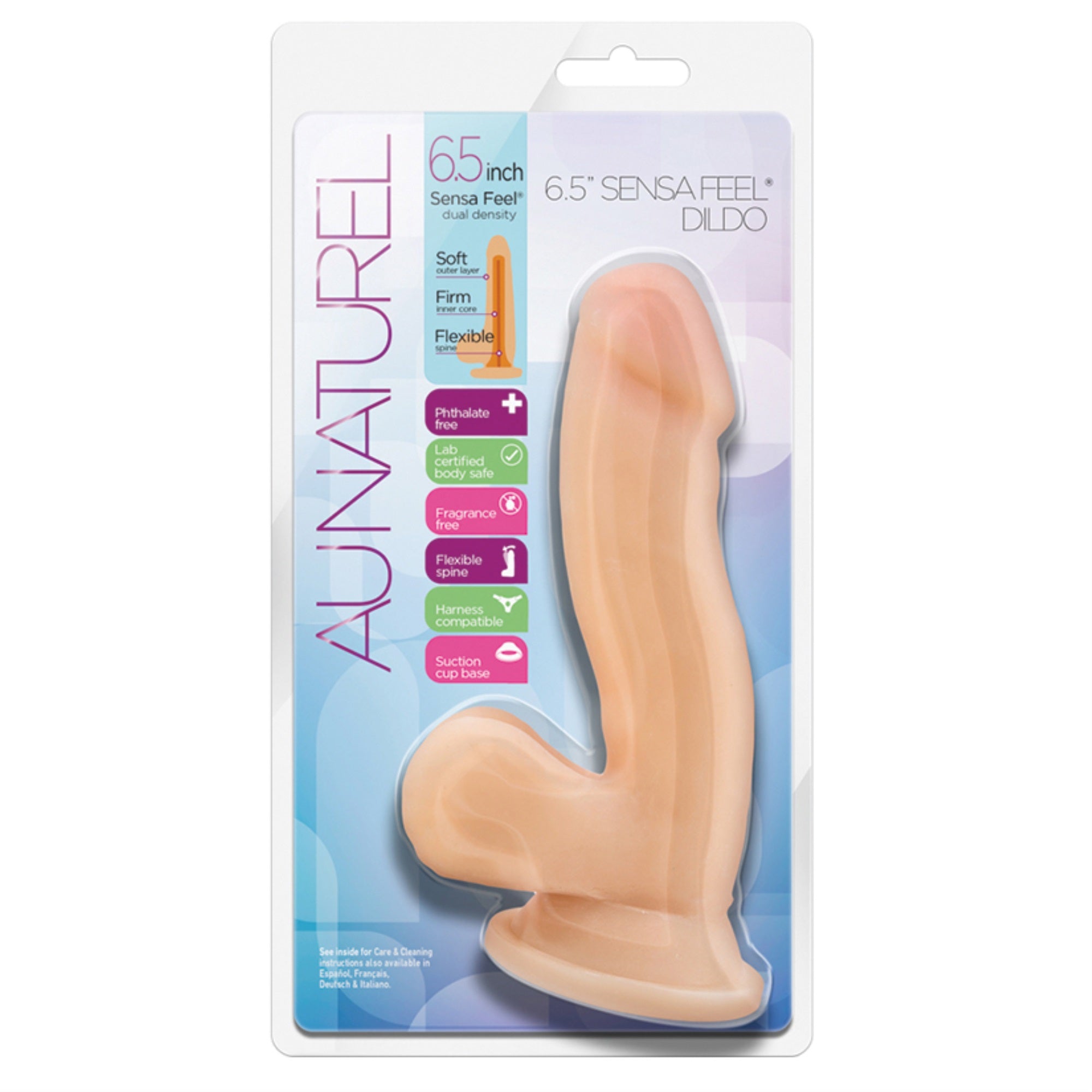 Au Naturel Sensa Feel Dildo-Beige 6.5″