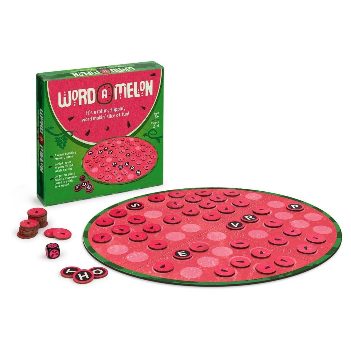 Bananagrams Word-A-Melon: Family-Fun Word Search Game For Kids Age 6+