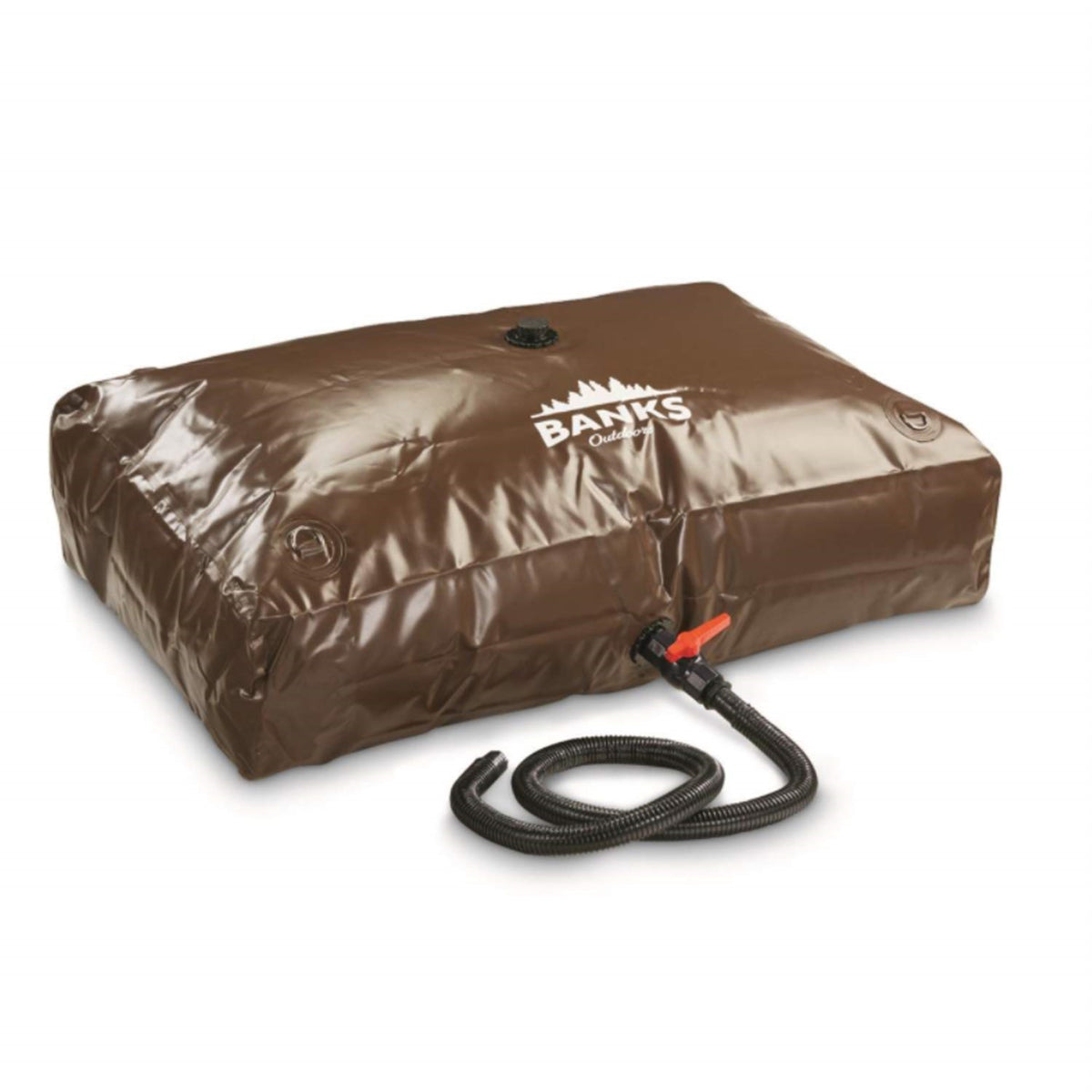 Banks Outdoors 100 Gallon Heavy Duty Truck Bed Camping Agricultural Farm Portable Wild Water Bladder With Hose And Shut Off Valve