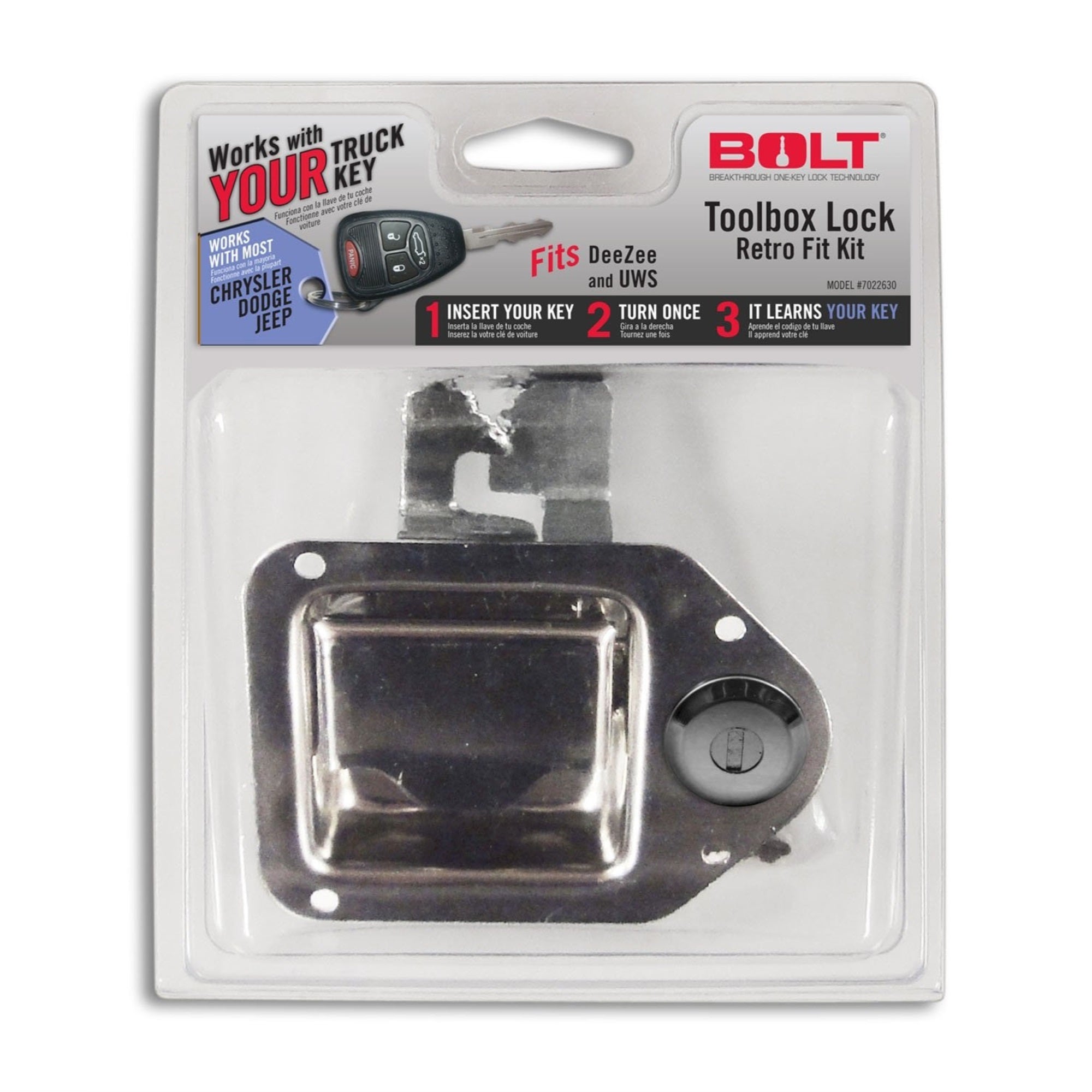Bolt 7022699 Tool Box Latch Retrofit Kit For Dodge Vehicles
