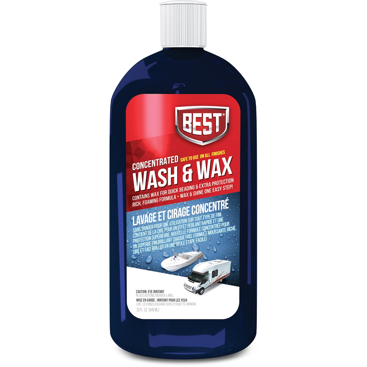 B.E.S.T. 60032 Wash & Wax - 32 Oz.