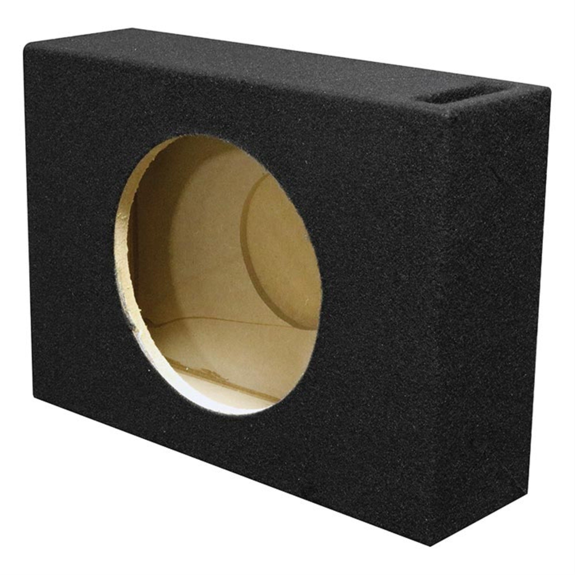 Qpower Single 10' Shallow Vented Woofer Box(Boxed)
