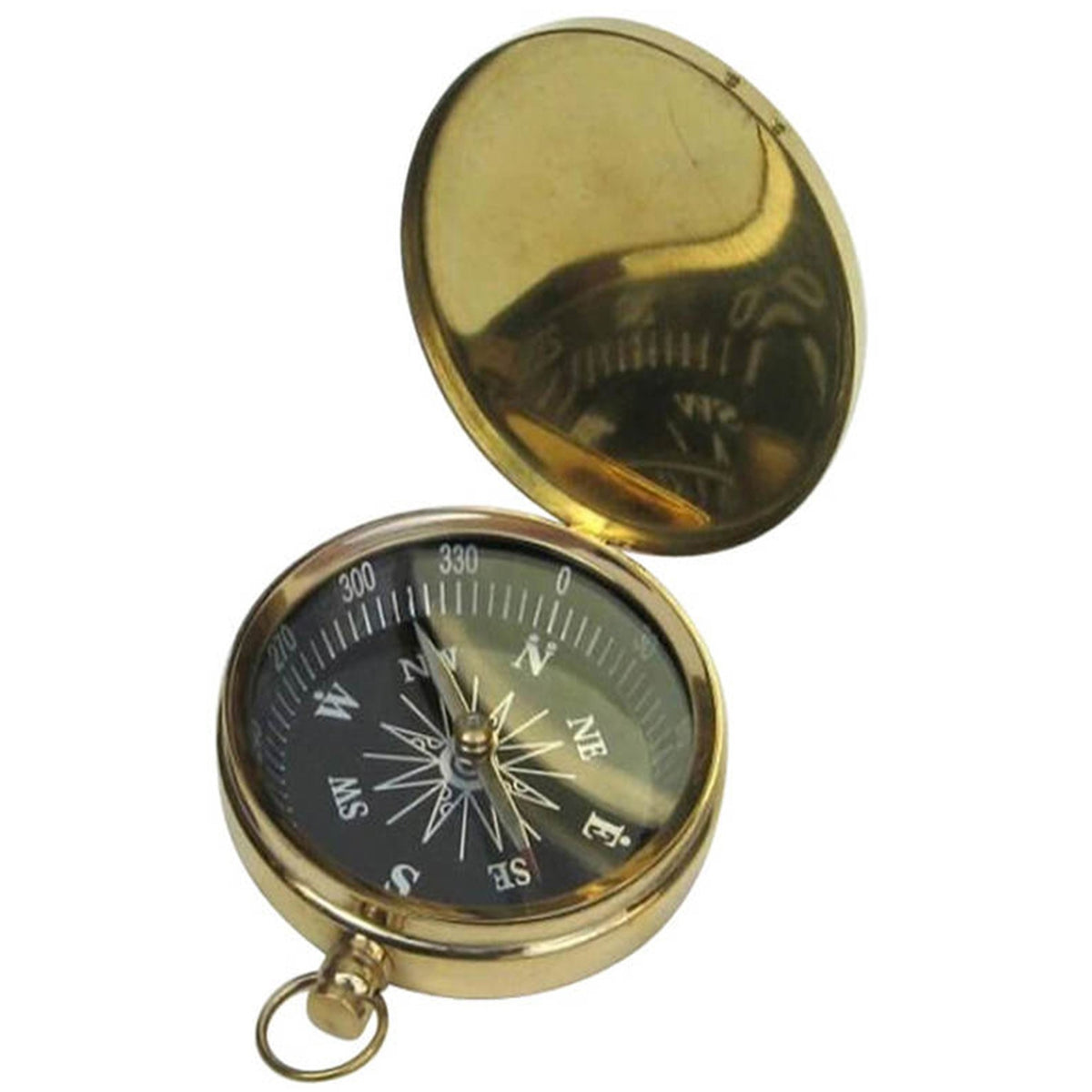 Pocket Flat Compass, 3 W/ Lid