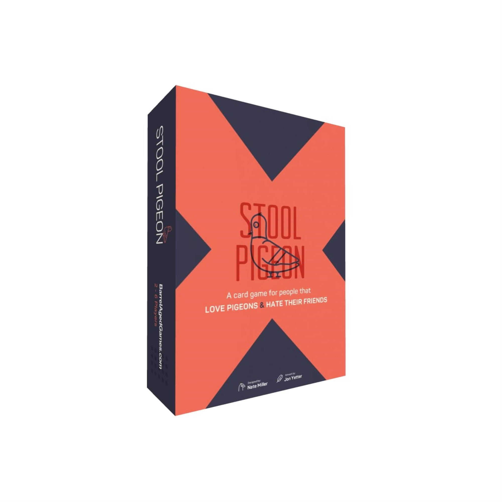 Barrel Aged Games: Stool Pigeon | Quick Tactical Pigeon Mafia Card Game You Will Play for Hours! Easy to Teach, Fun for All, Ages 8+, 2-6 Players