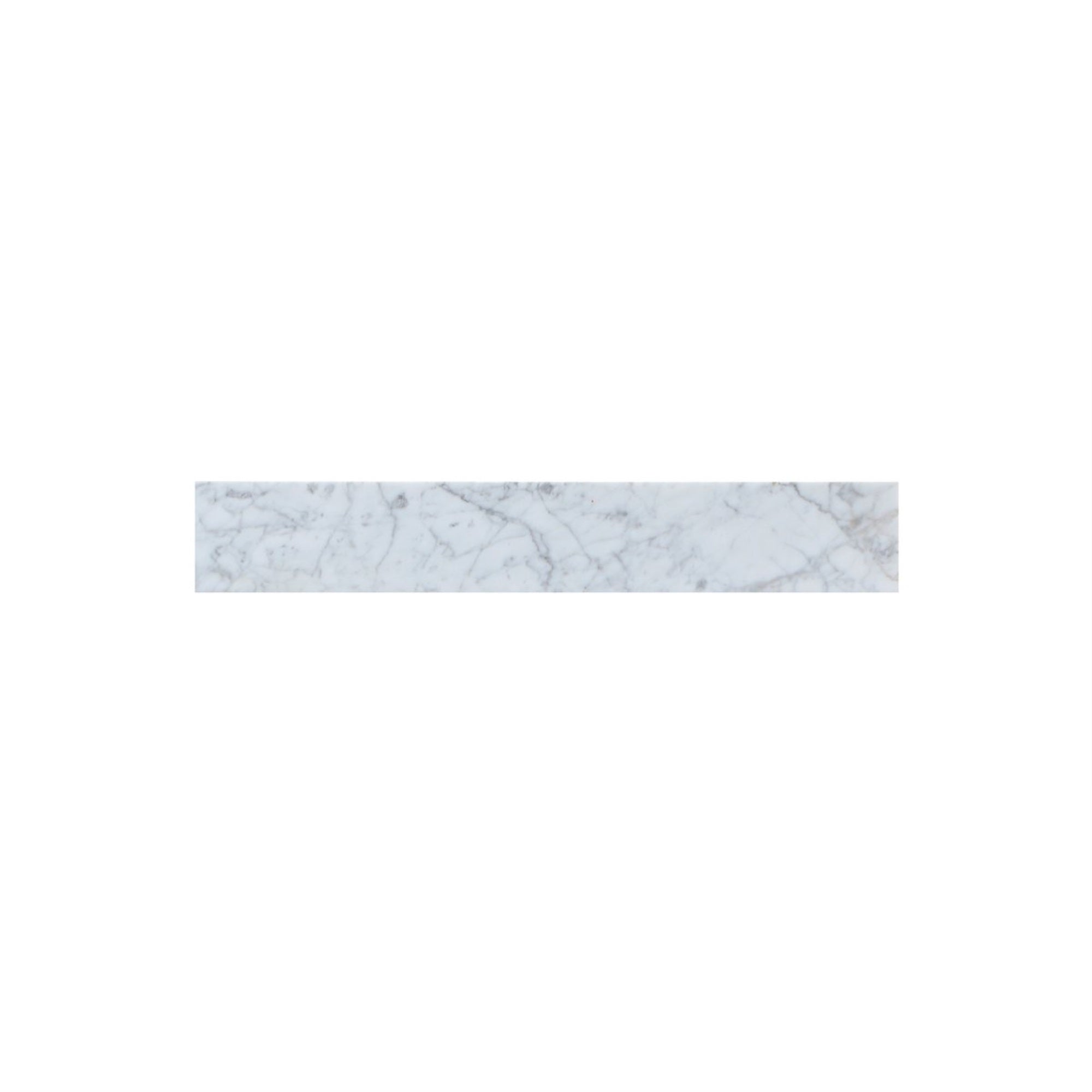 24 Inch Backsplash In Carrara White