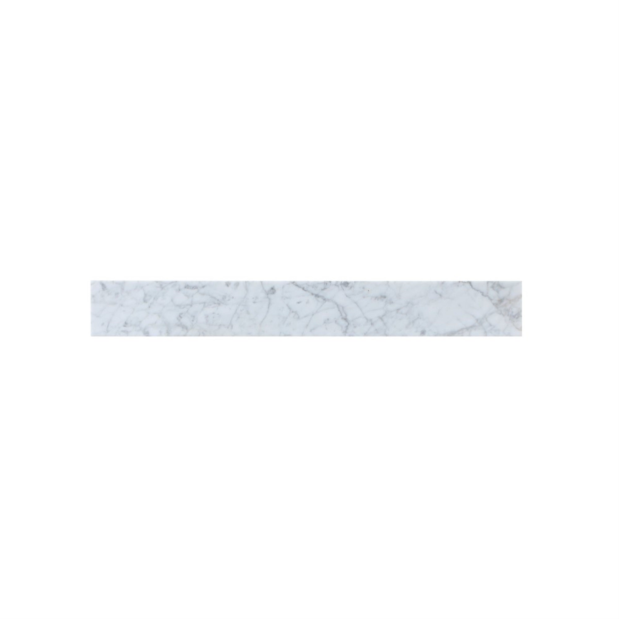 30 Inch Backsplash In Carrara White