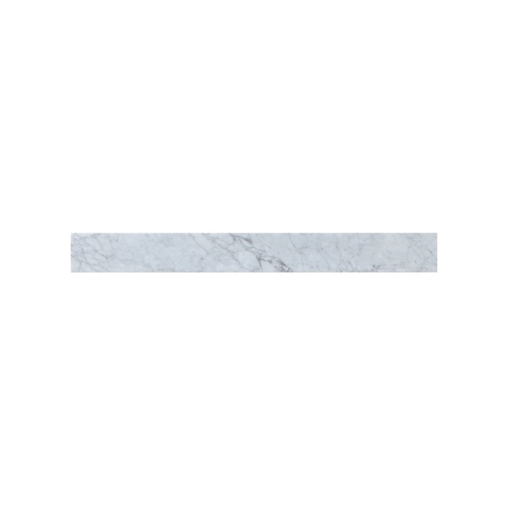 36 Inch Backsplash In Carrara White