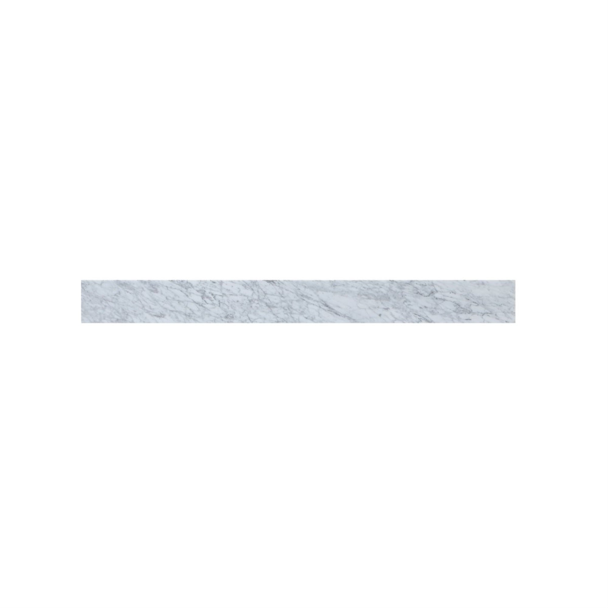 42 Inch Backsplash In Carrara White