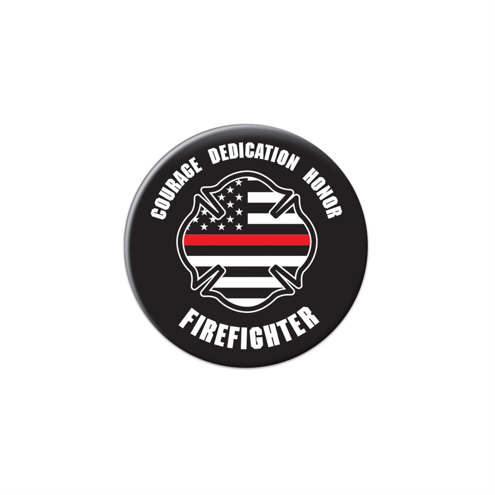 Courage Dedication Honor Firefighter But, (Pack Of 6)