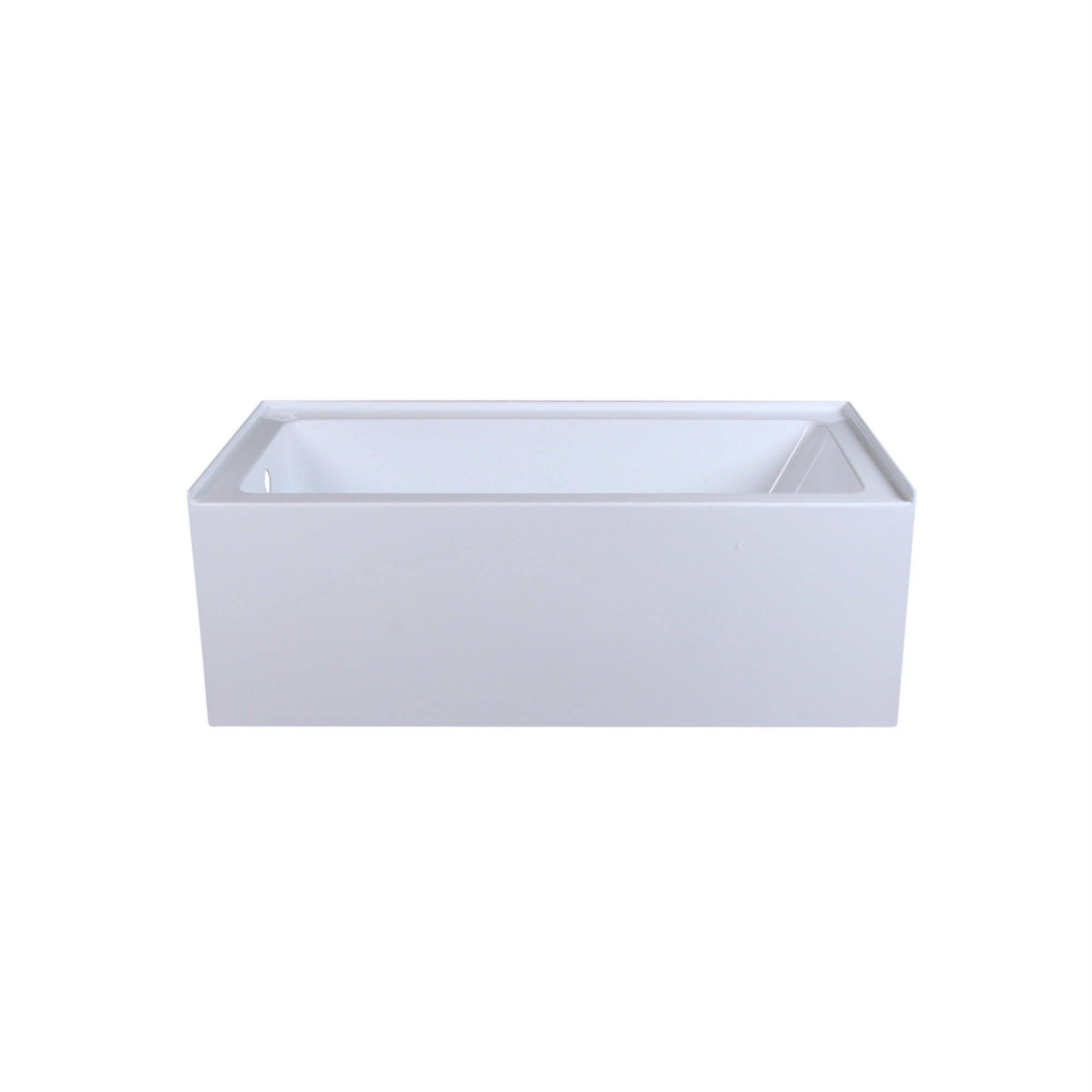 Alcove Soaking Bathtub 30X60 Inch Left Drain In Glossy White