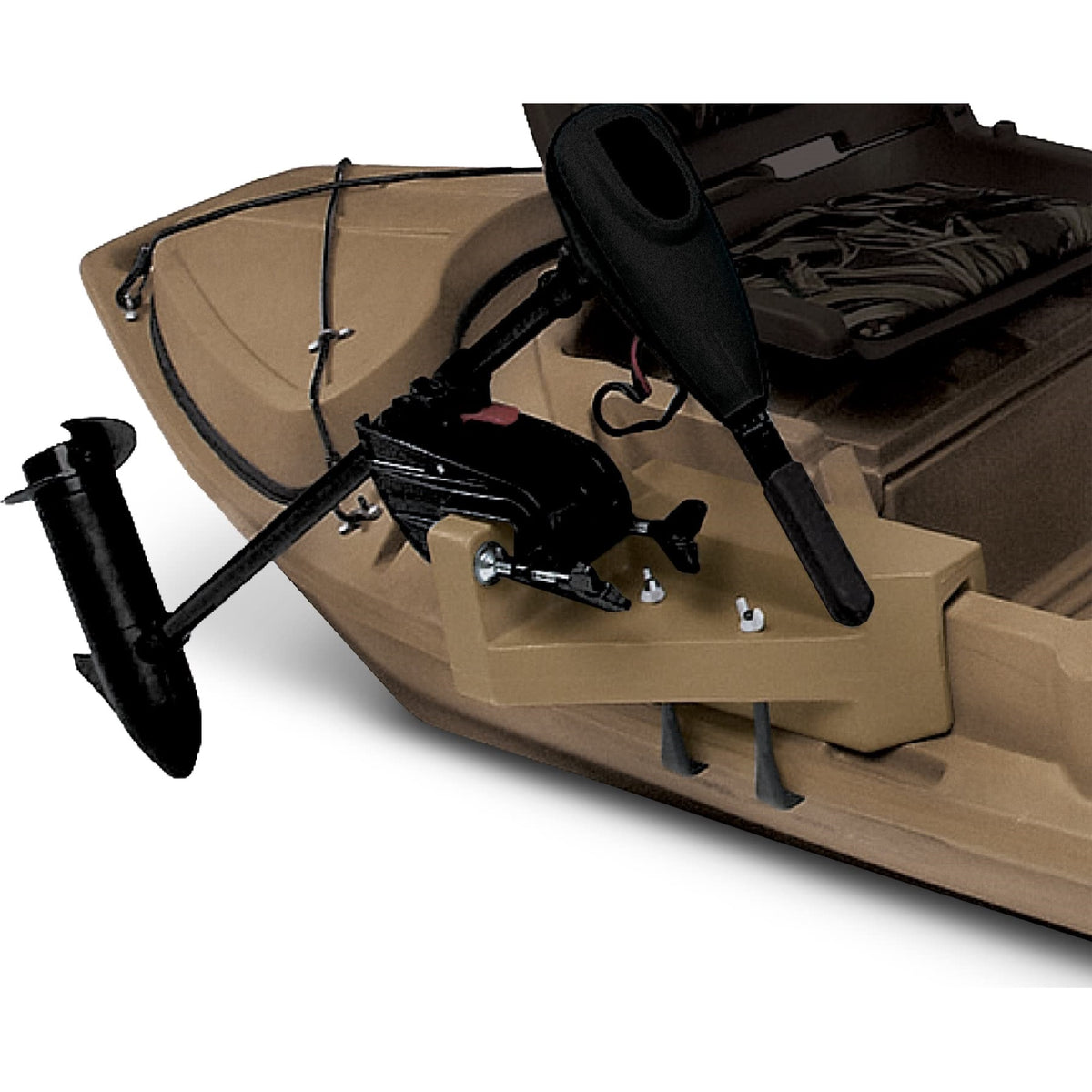 Beavertail 2000 Series Stealth Motor Mount, Marsh Brown